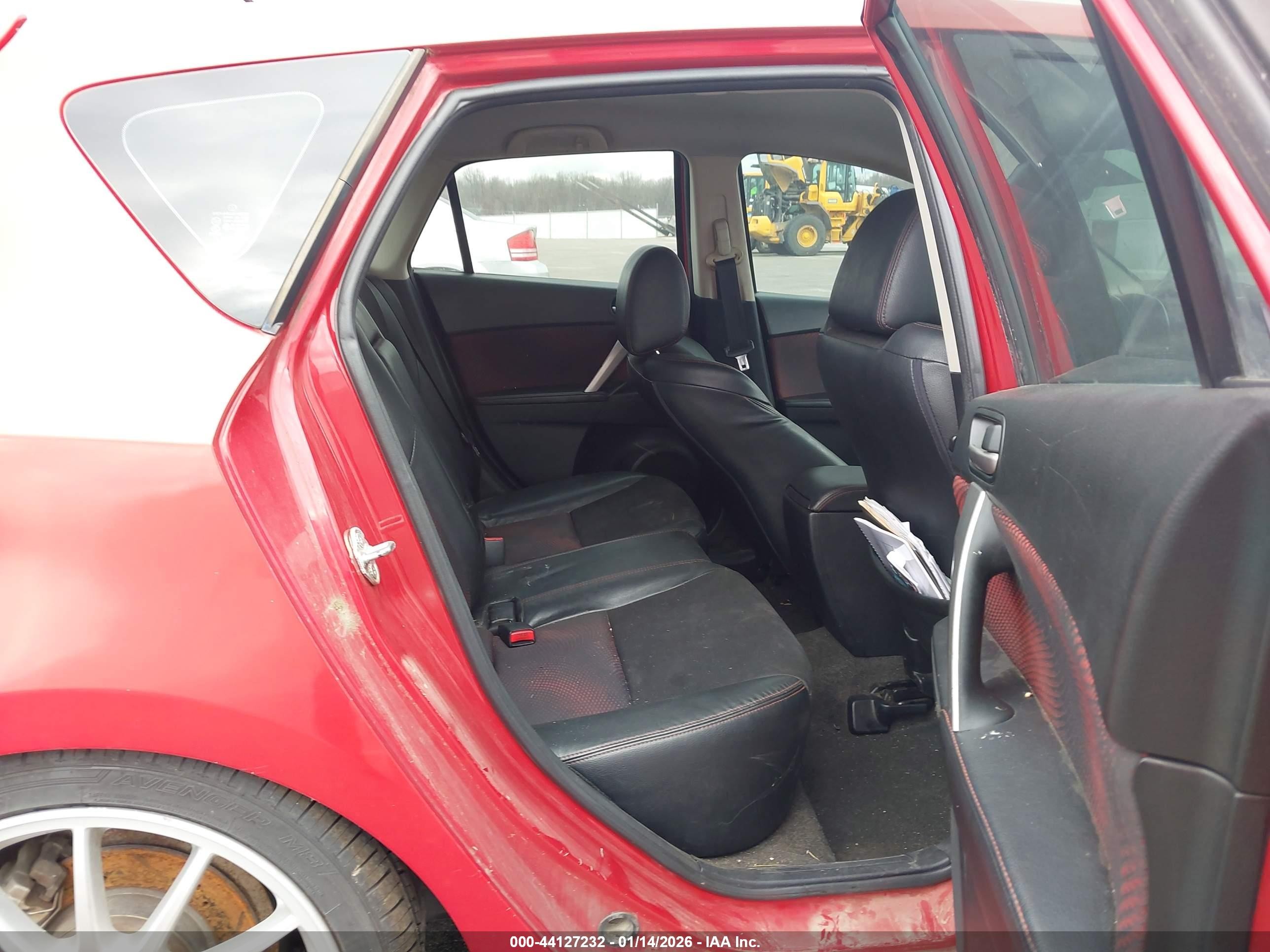2011 Mazda Speed 3 Red vin: JM1BL1K37B1438153