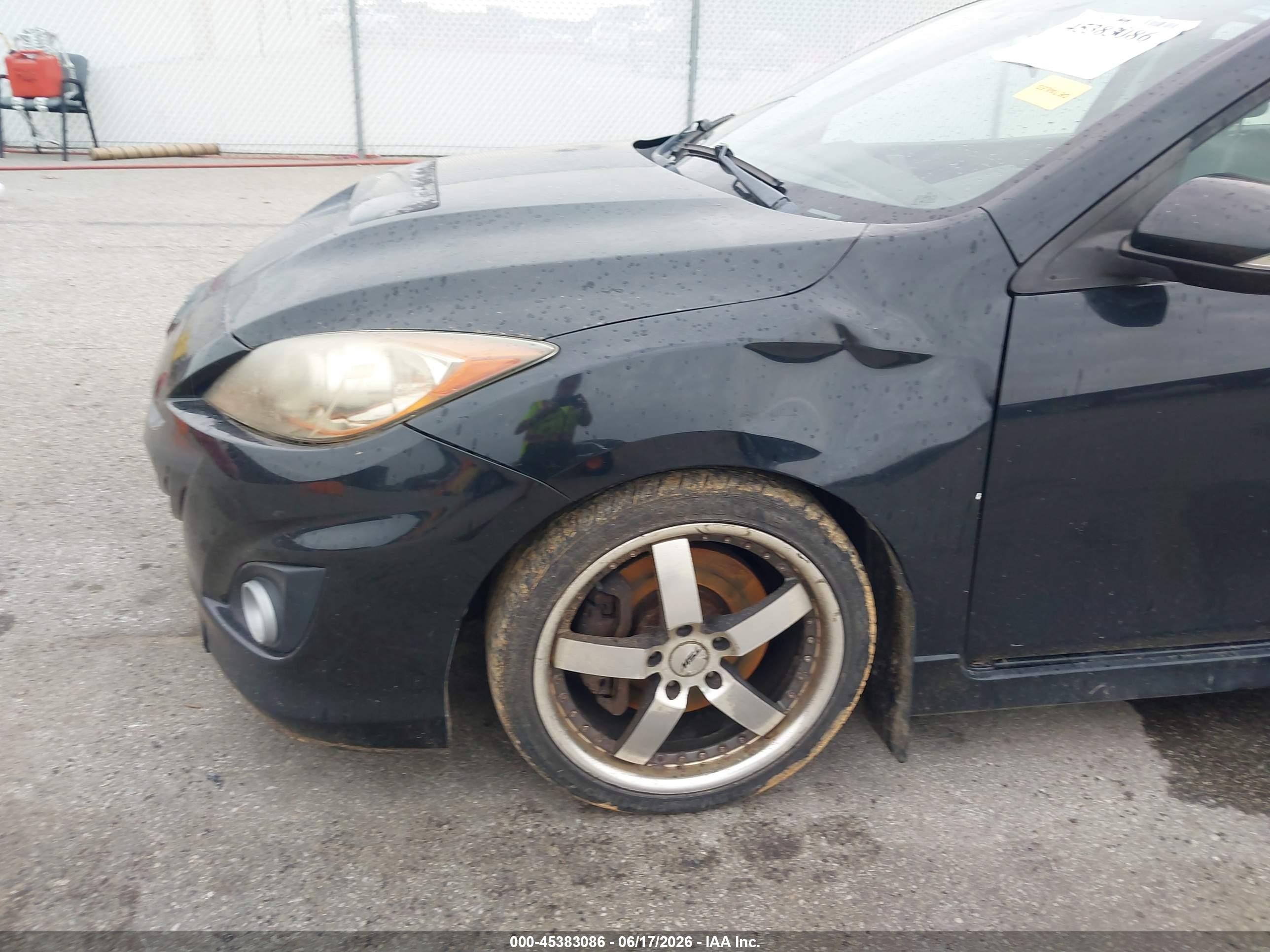 2011 Mazda Mazdaspeed3 Sport Black vin: JM1BL1K38B1418607