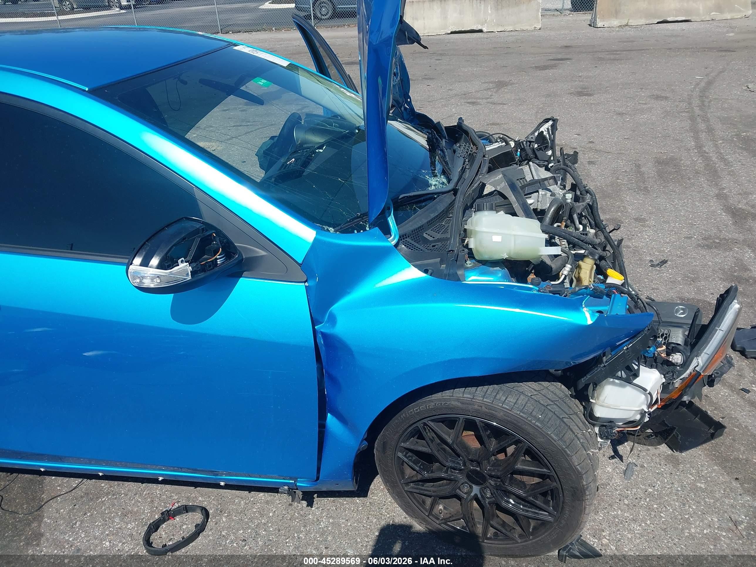 2011 Mazda Mazdaspeed3 Sport Blue vin: JM1BL1K39B1362807