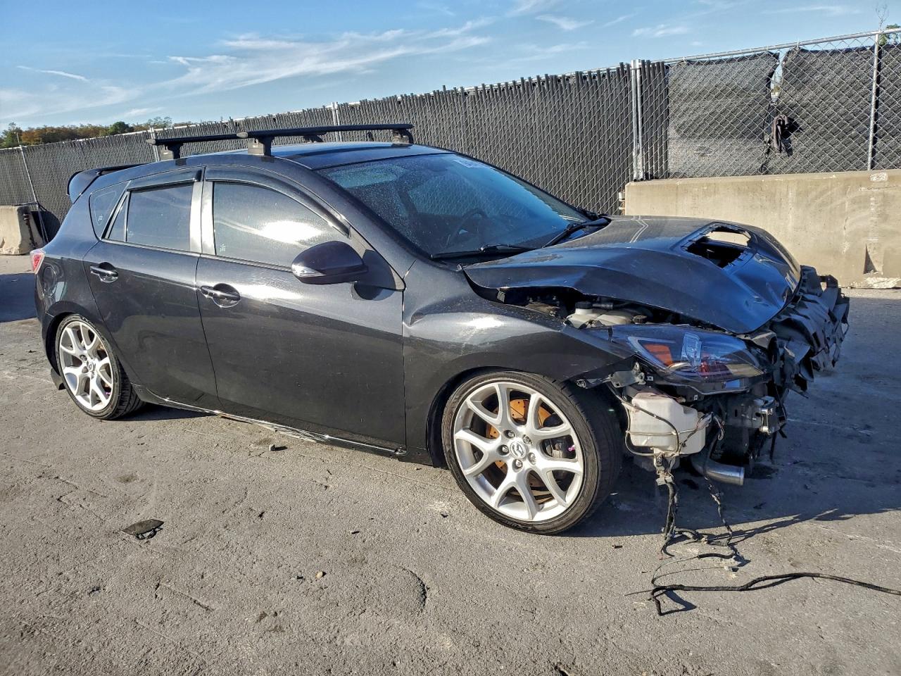 2011 Mazda Speed 3 Black vin: JM1BL1K39B1376707