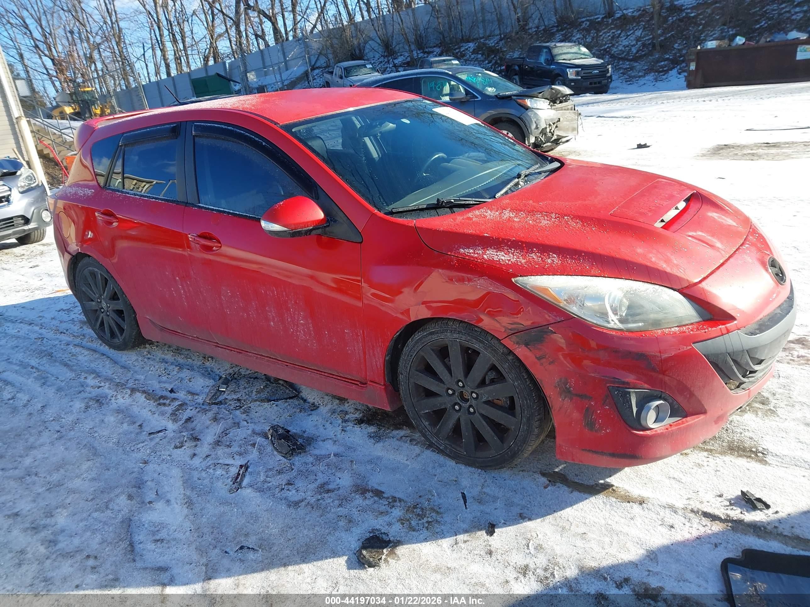 2011 Mazda Mazdaspeed3 Sport Red vin: JM1BL1K41B1419350