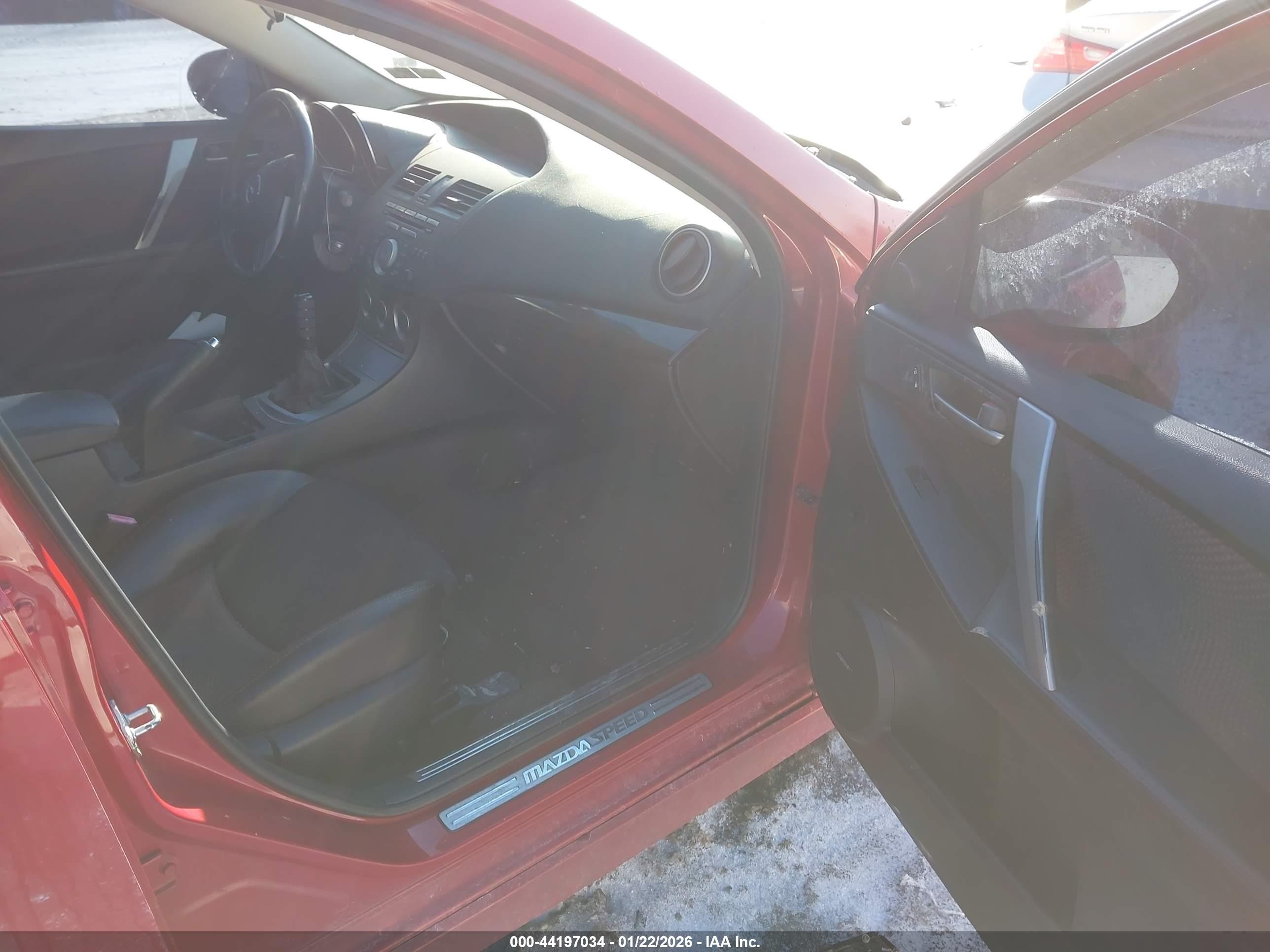 2011 Mazda Mazdaspeed3 Sport Red vin: JM1BL1K41B1419350