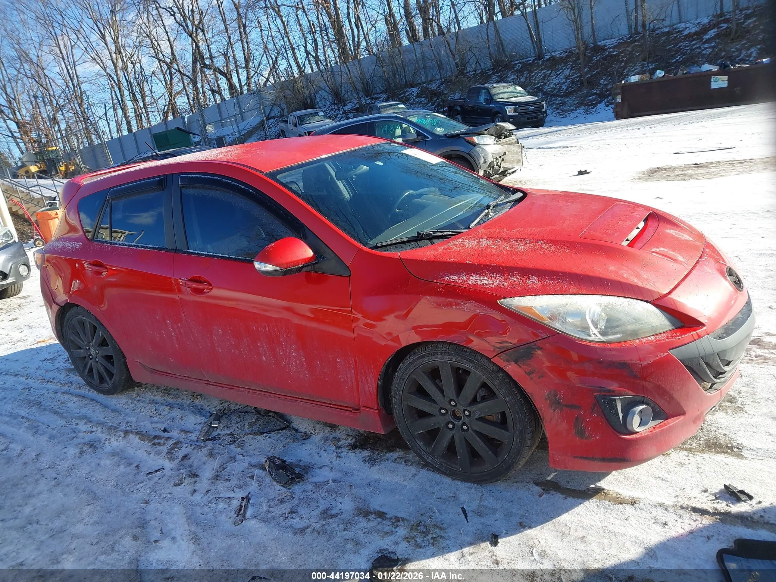 2011 Mazda Mazdaspeed3 Sport Red vin: JM1BL1K41B1419350