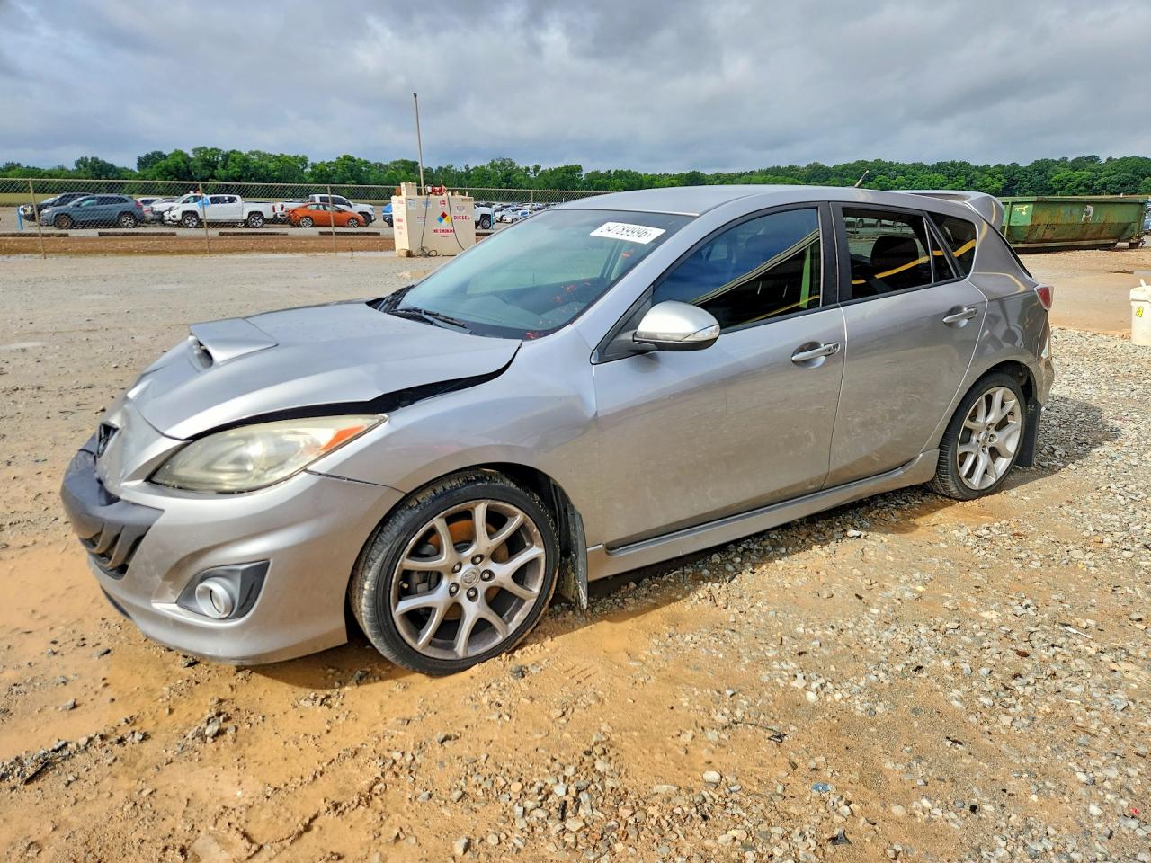 2011 Mazda Speed 3 Gray vin: JM1BL1K41B1466362
