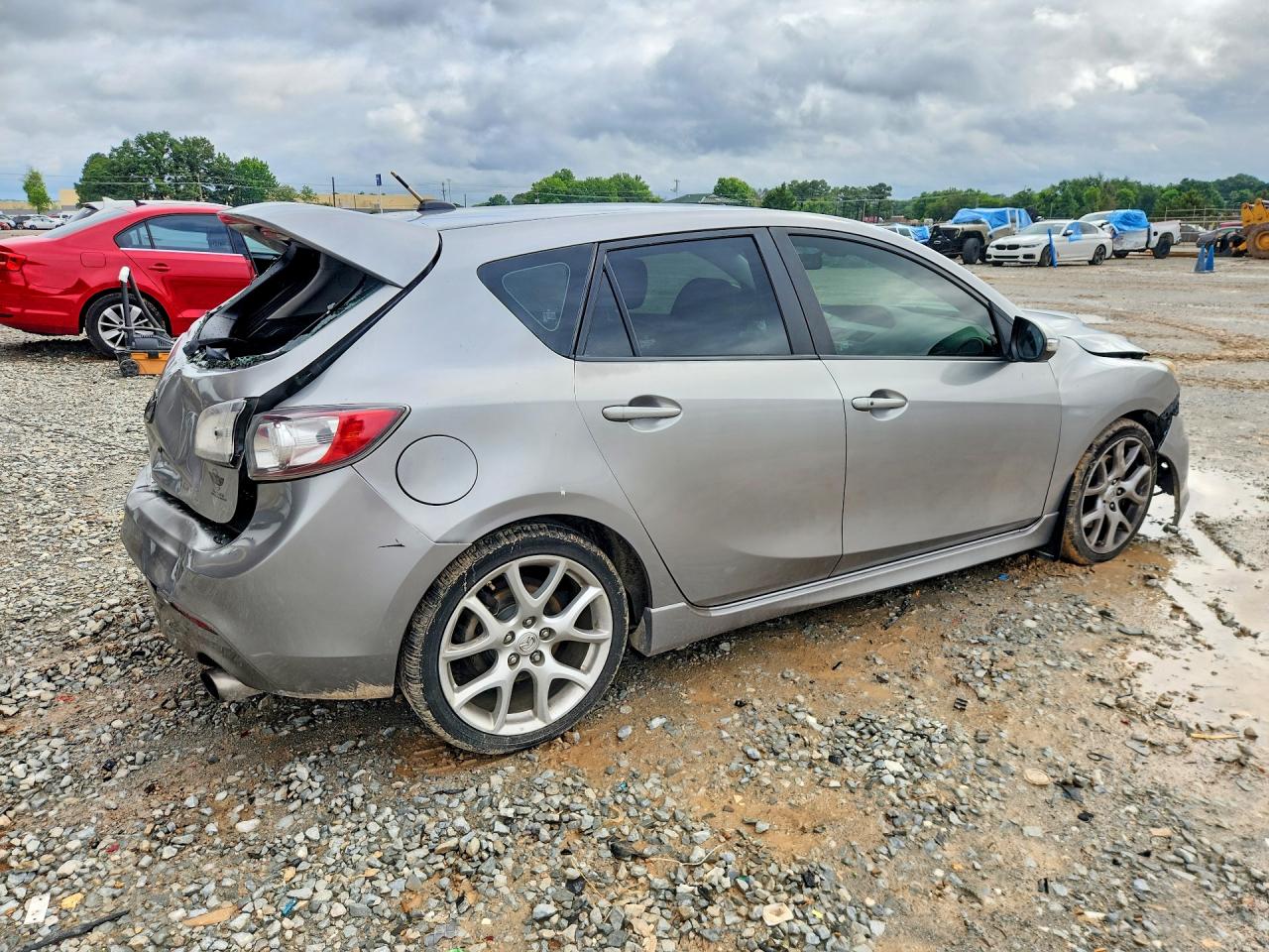 2011 Mazda Speed 3 Gray vin: JM1BL1K41B1466362