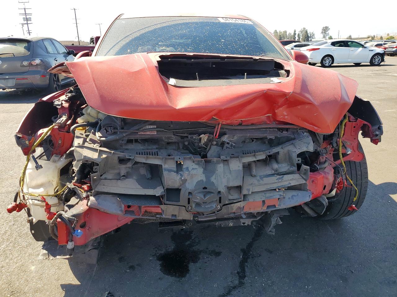 2011 Mazda Speed 3 Red vin: JM1BL1K43B1483230