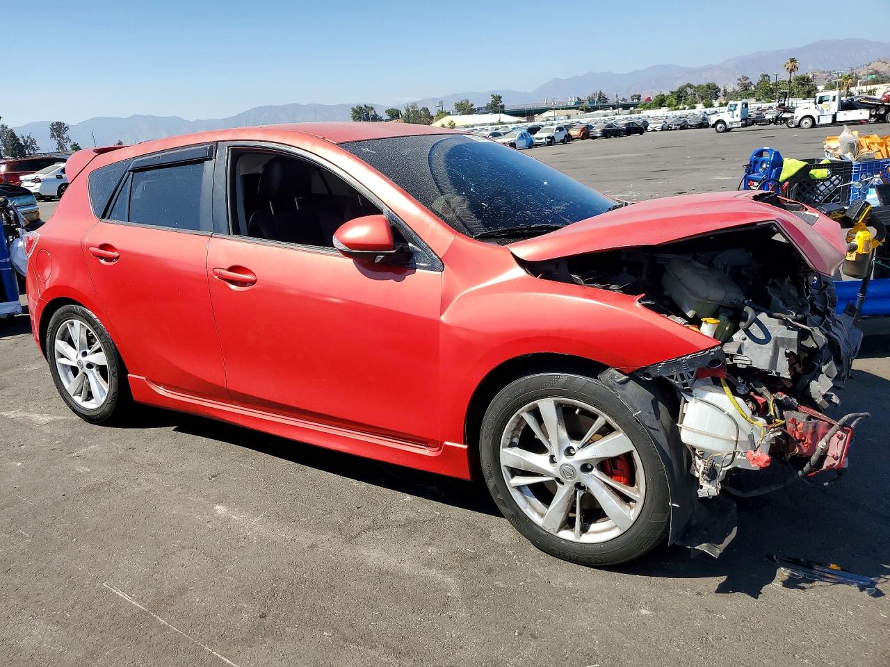 2011 Mazda Speed 3 Red vin: JM1BL1K43B1483230