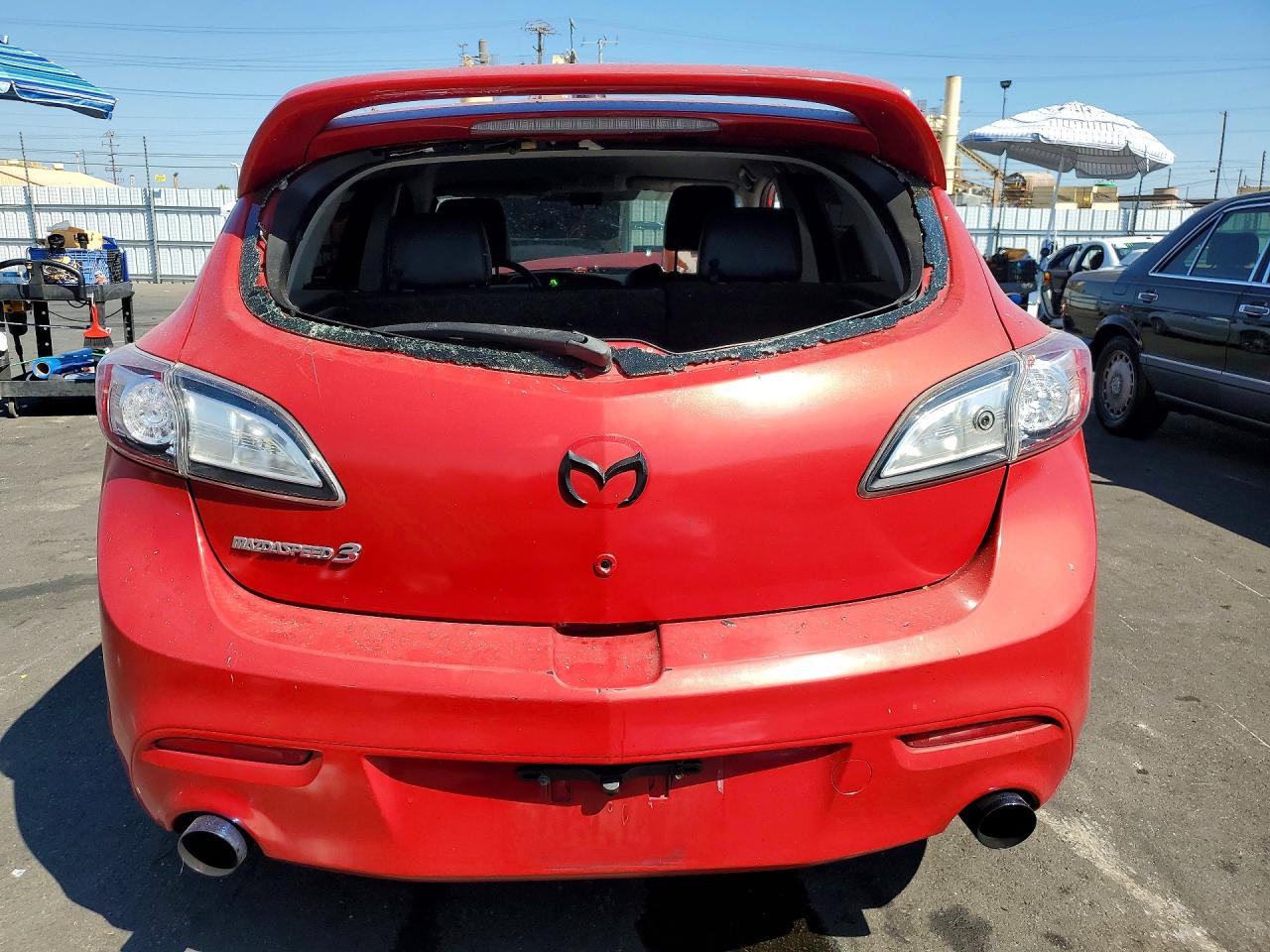 2011 Mazda Speed 3 Red vin: JM1BL1K43B1483230