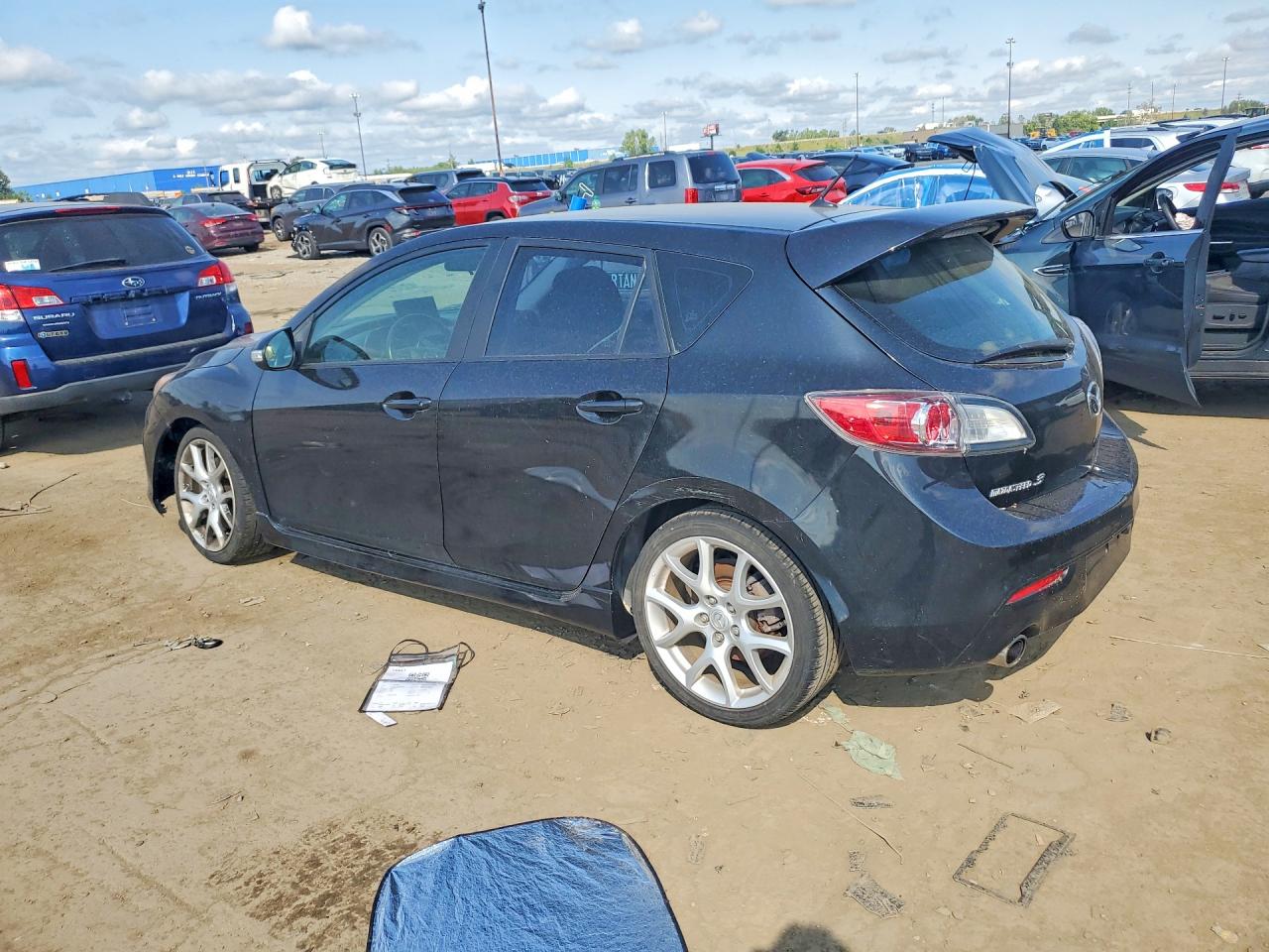 2011 Mazda Speed 3 Black vin: JM1BL1K43B1485219
