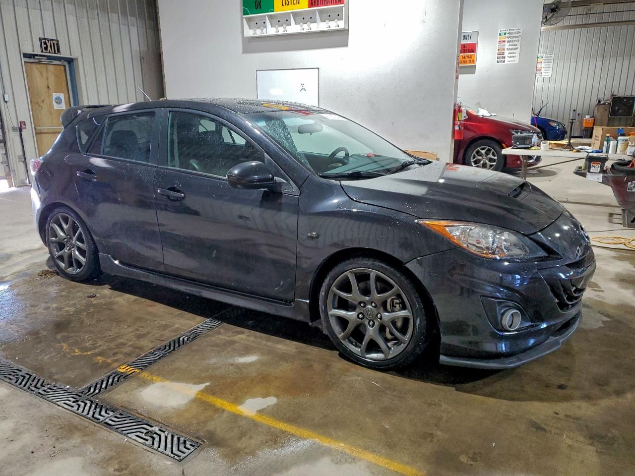 2011 Mazda Speed 3 Charcoal vin: JM1BL1K44B1380866