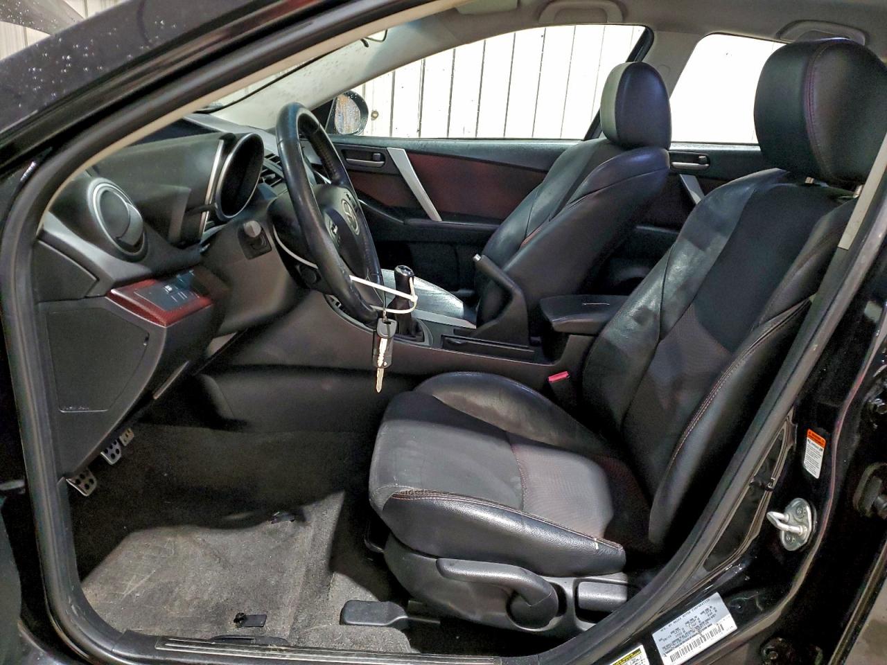 2011 Mazda Speed 3 Charcoal vin: JM1BL1K44B1380866