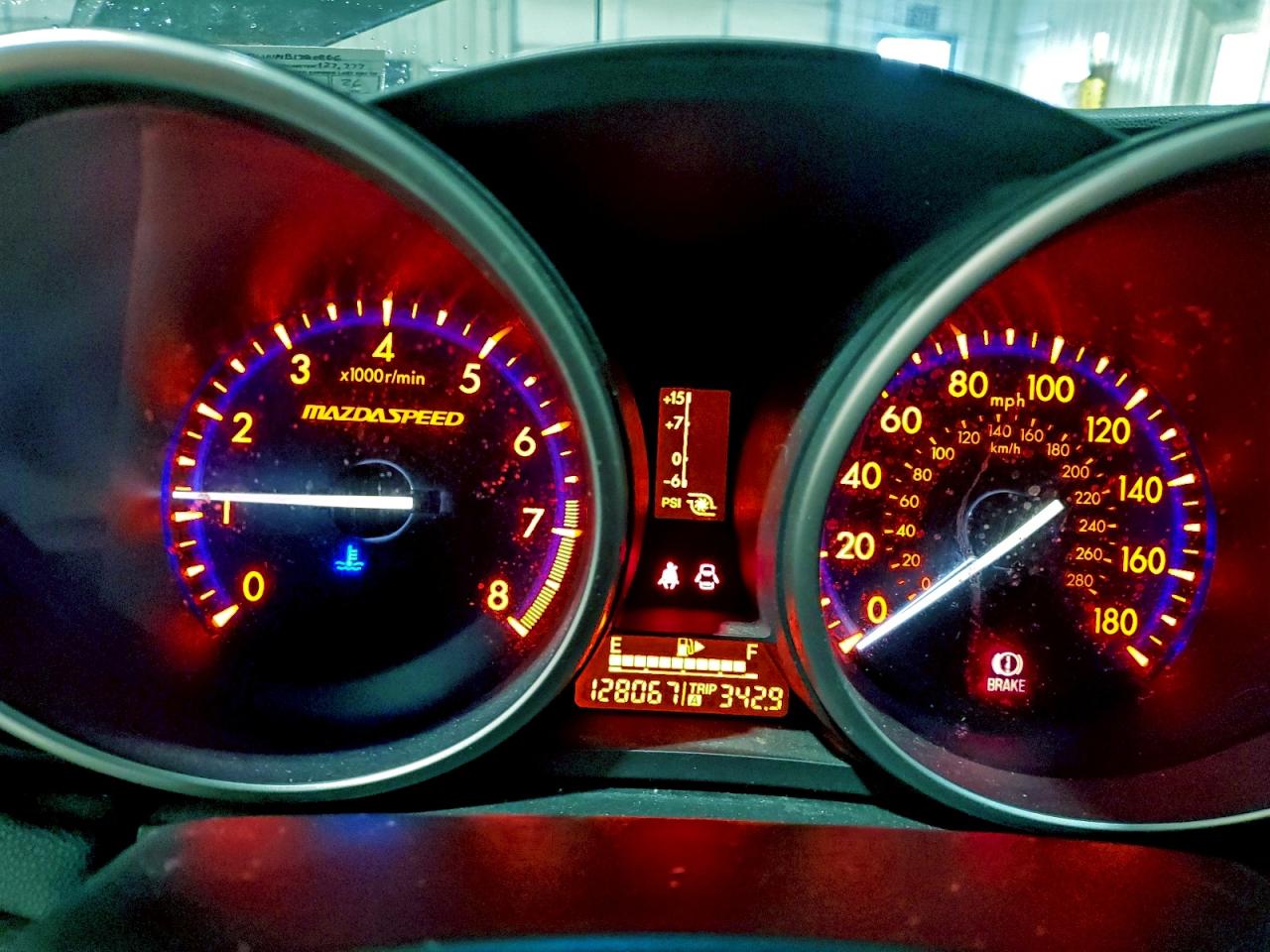2011 Mazda Speed 3 Charcoal vin: JM1BL1K44B1380866