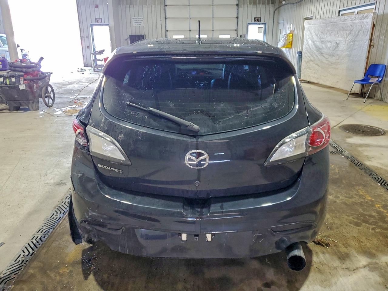 2011 Mazda Speed 3 Charcoal vin: JM1BL1K44B1380866