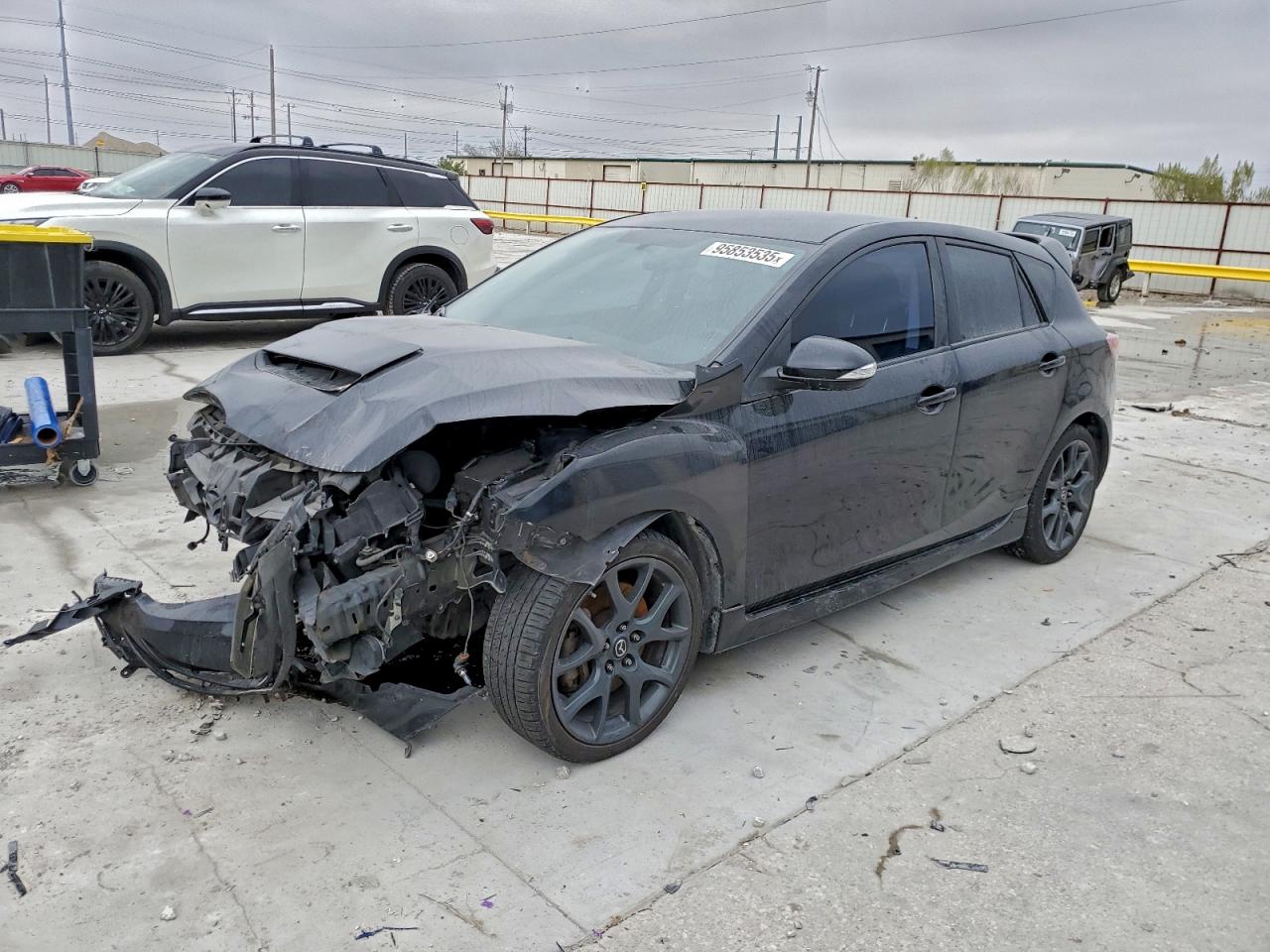 2011 Mazda Speed 3 Black vin: JM1BL1K46B1380111