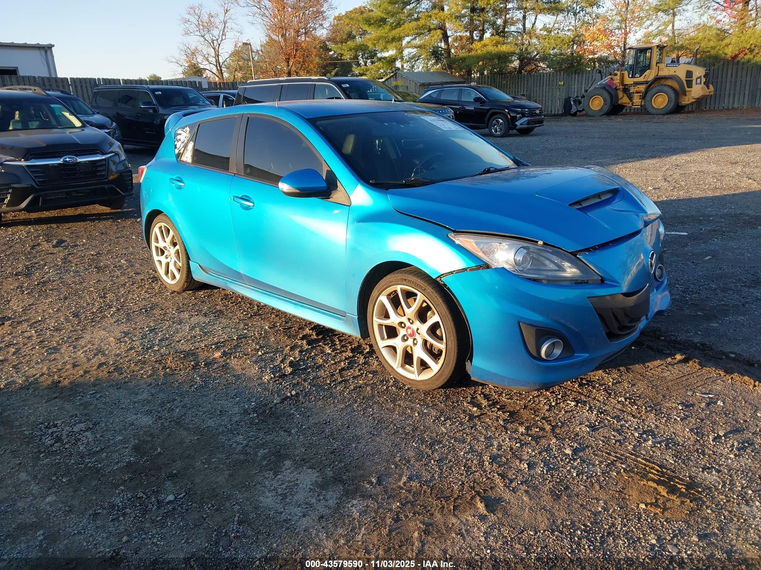 2011 Mazda Mazdaspeed3 Sport Синий vin: JM1BL1K47B1375175