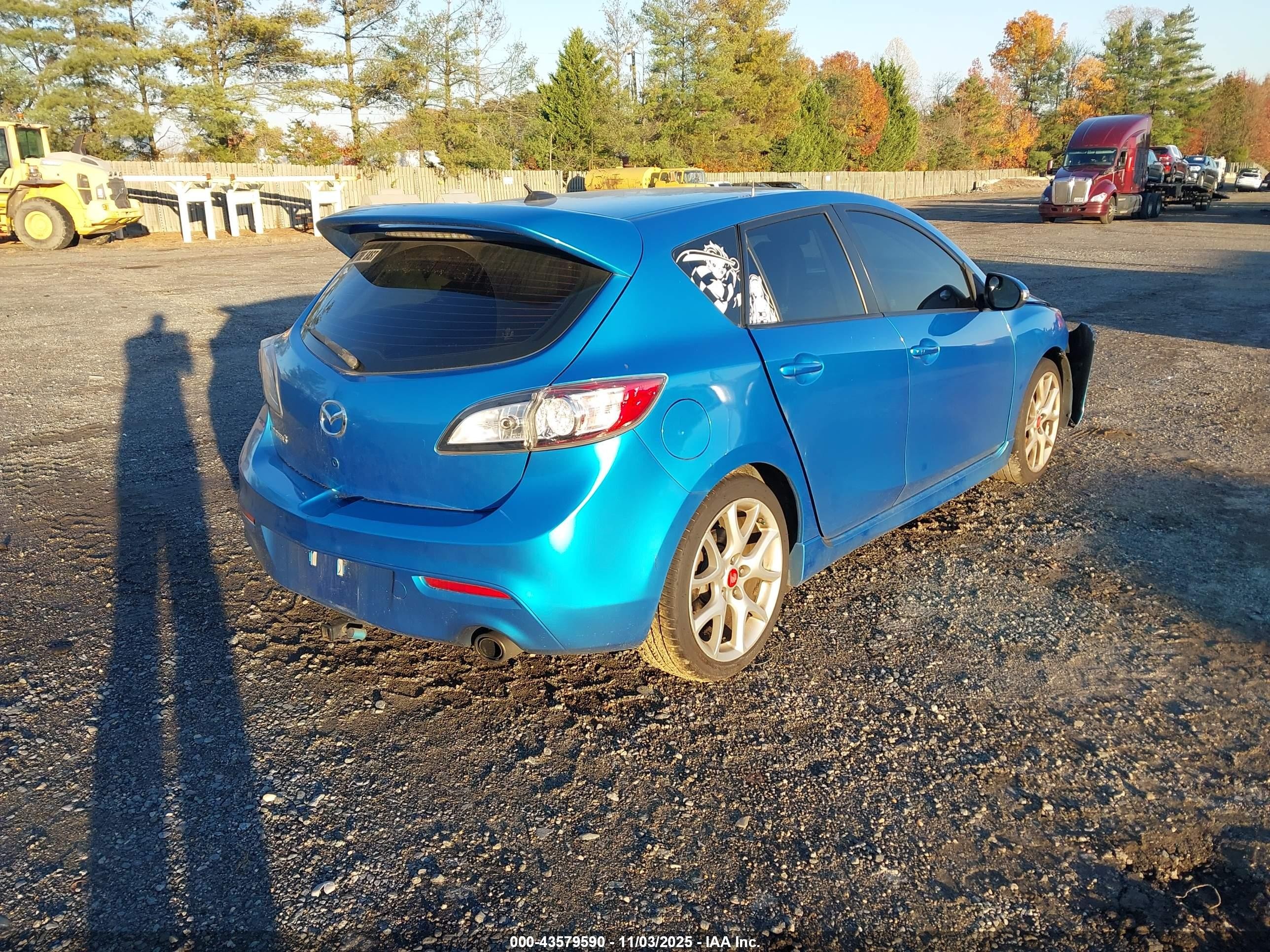 2011 Mazda Mazdaspeed3 Sport Синий vin: JM1BL1K47B1375175