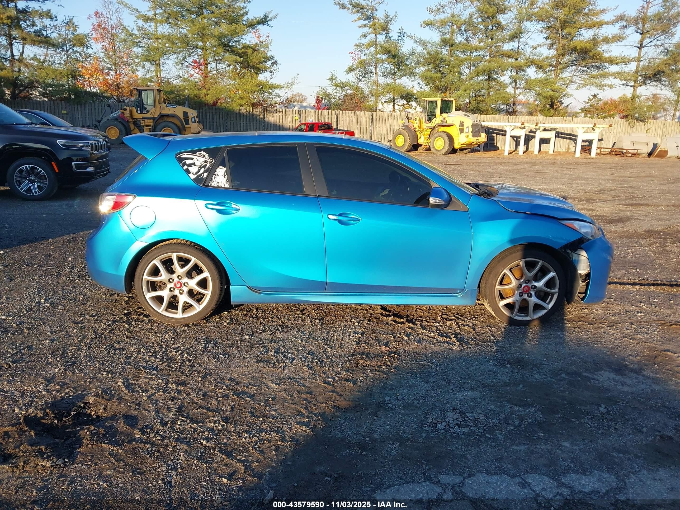 2011 Mazda Mazdaspeed3 Sport Синий vin: JM1BL1K47B1375175