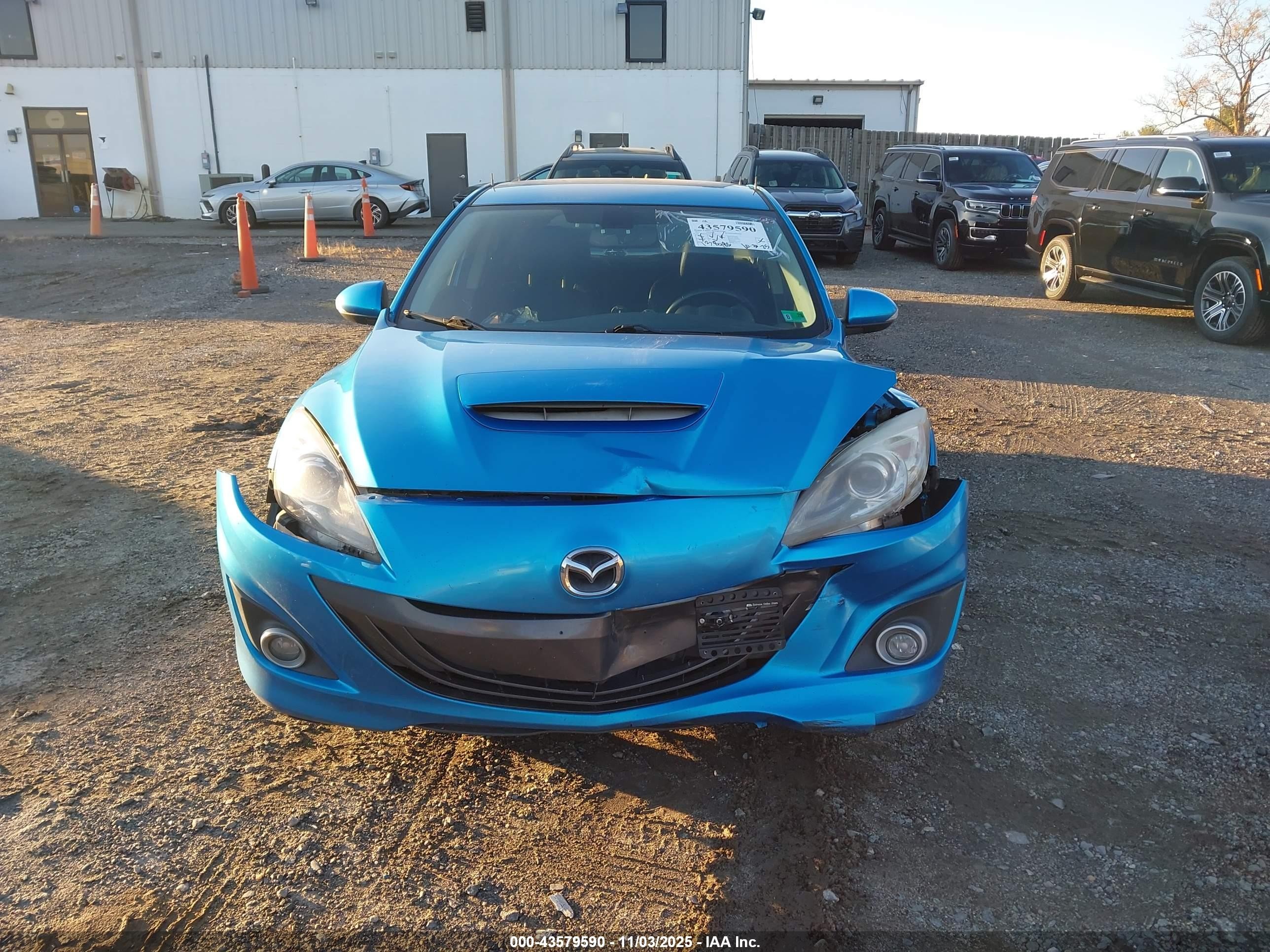 2011 Mazda Mazdaspeed3 Sport Синий vin: JM1BL1K47B1375175