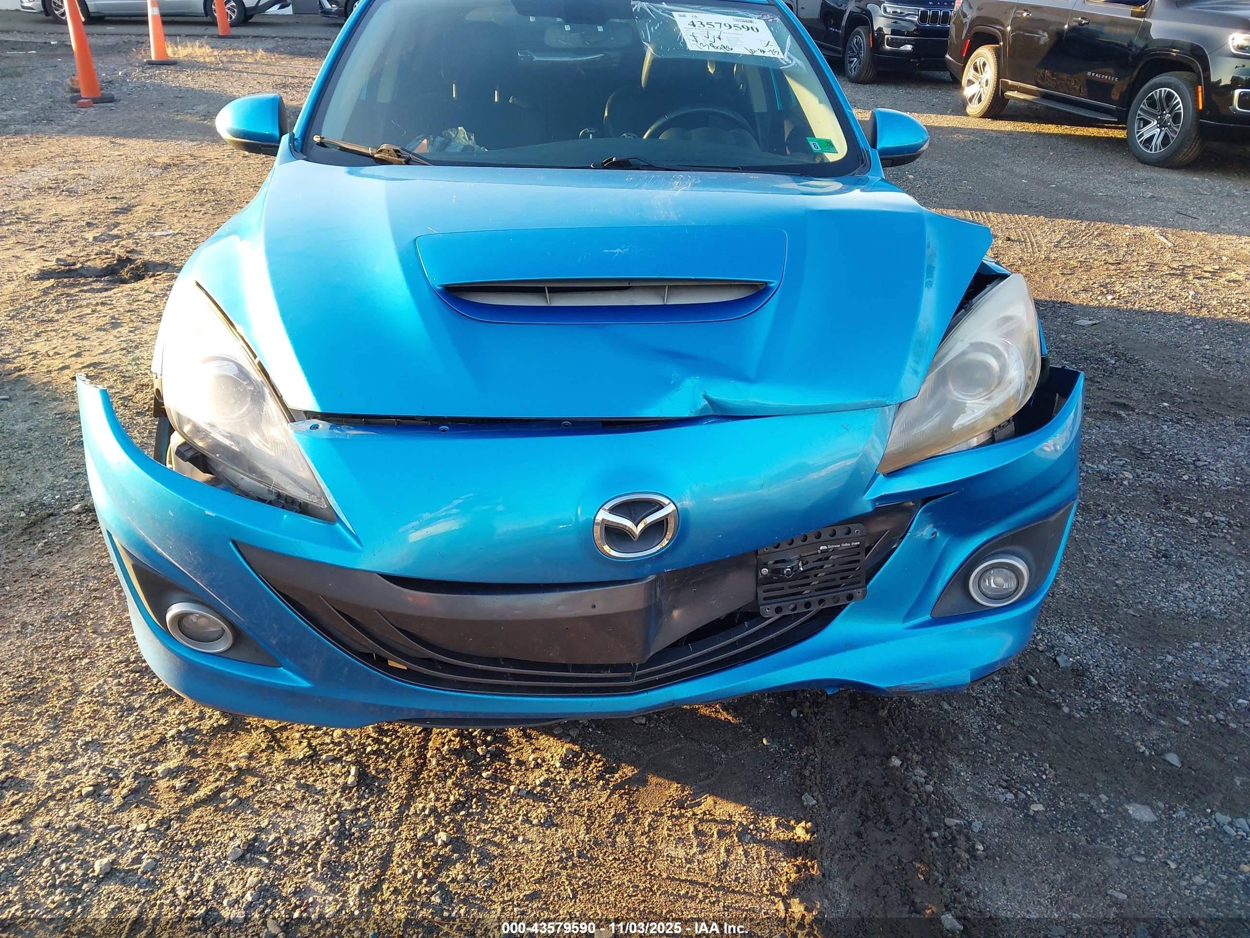 2011 Mazda Mazdaspeed3 Sport Синий vin: JM1BL1K47B1375175