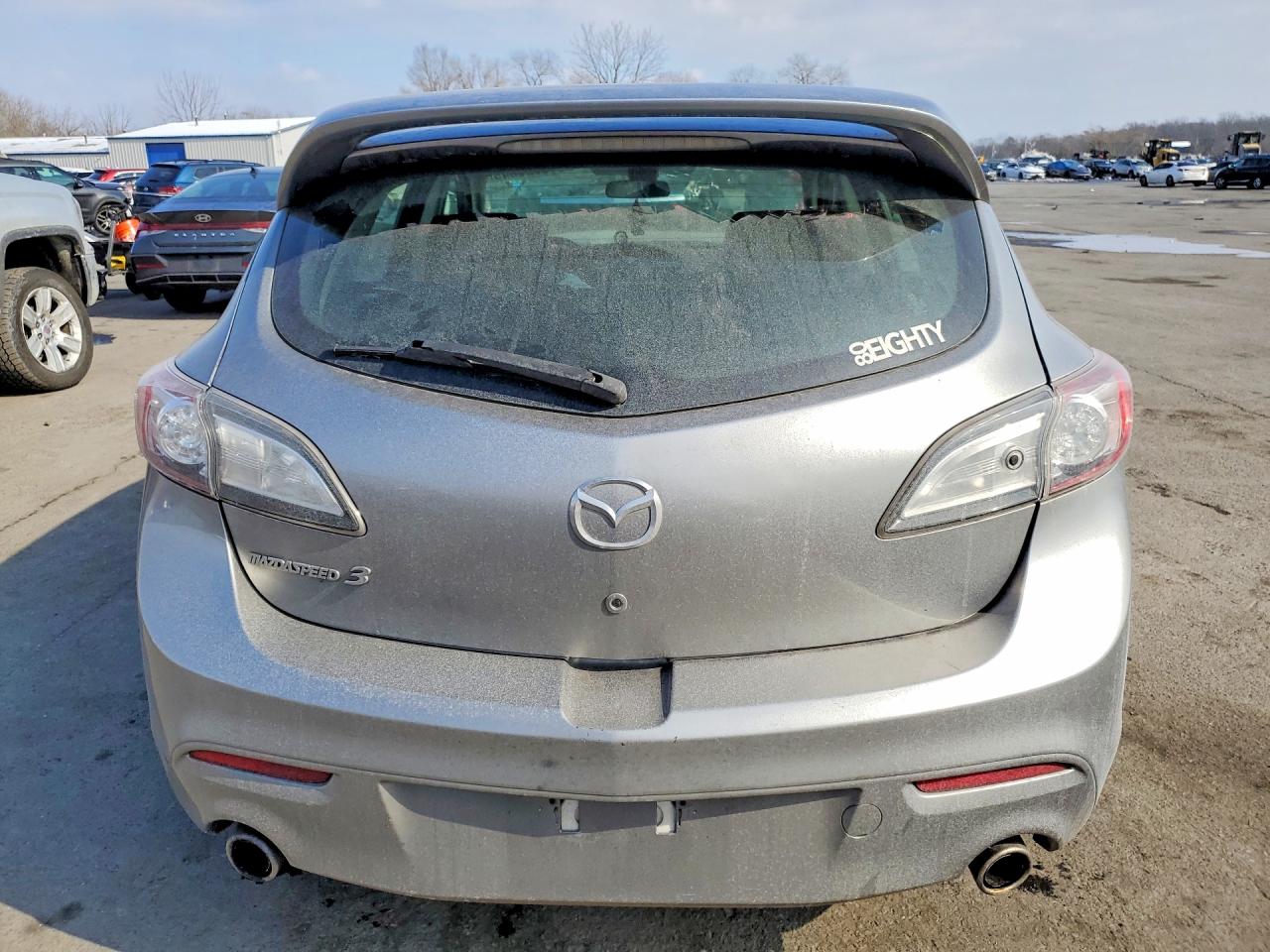 2011 Mazda Speed 3 Silver vin: JM1BL1K47B1398861