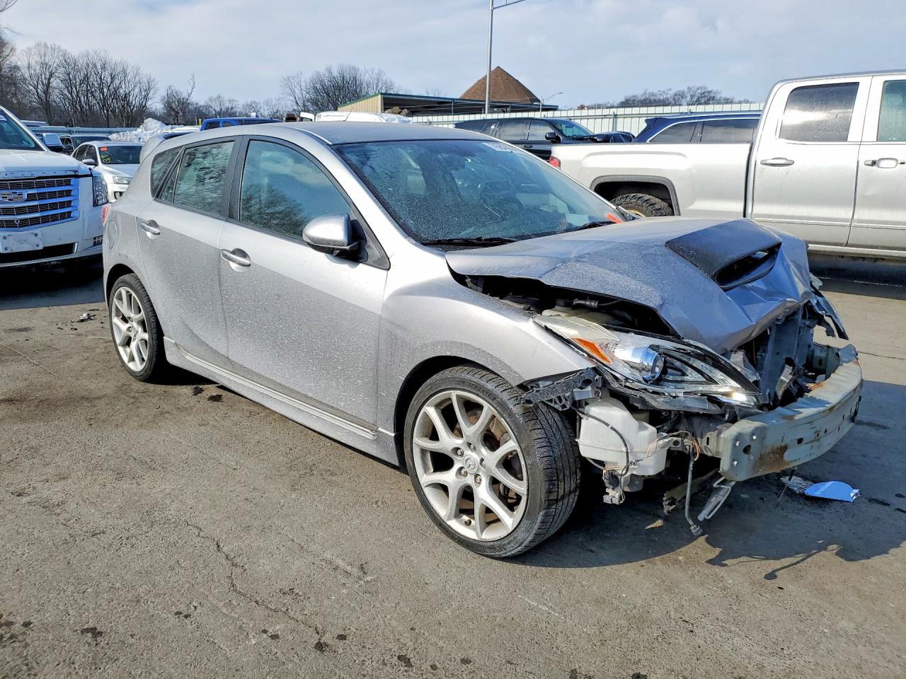 2011 Mazda Speed 3 Silver vin: JM1BL1K47B1398861