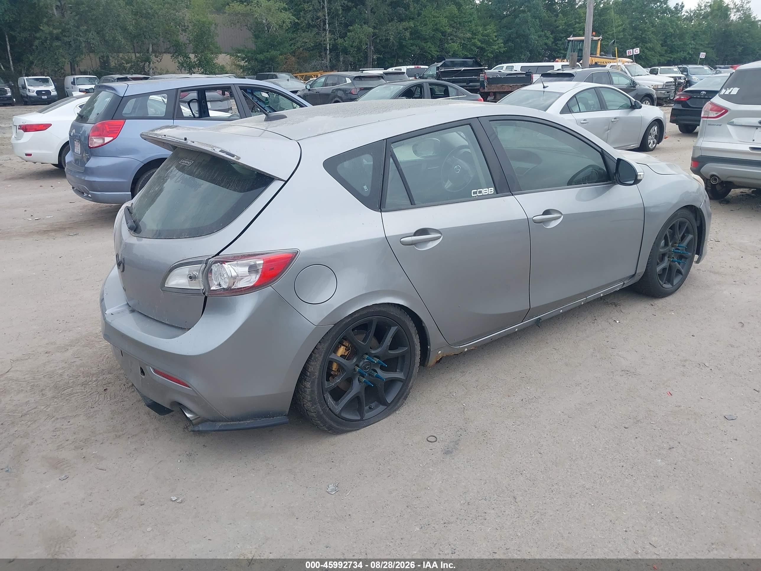2011 Mazda Mazdaspeed3 Sport Silver vin: JM1BL1K48B1463538