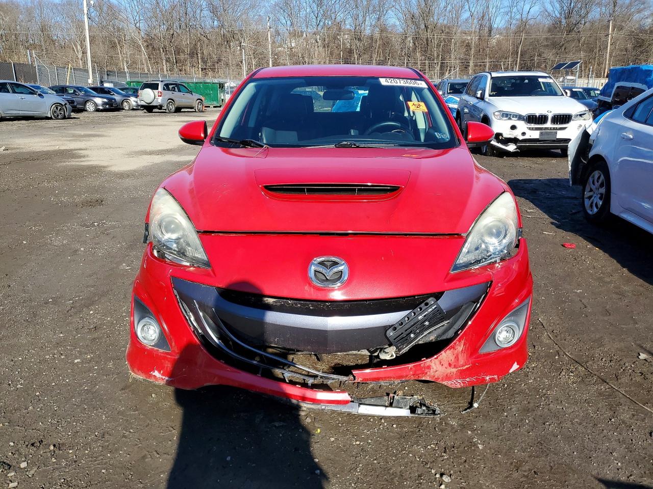 2011 Mazda Speed 3 Red vin: JM1BL1K49B1374741