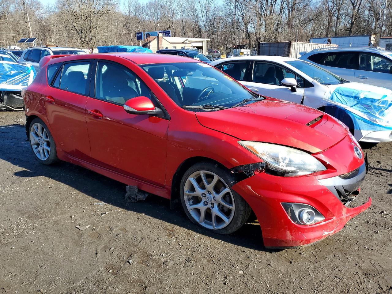 2011 Mazda Speed 3 Red vin: JM1BL1K49B1374741