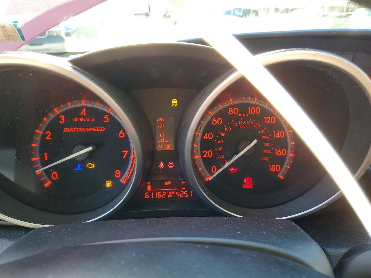 2011 Mazda Speed 3 Red vin: JM1BL1K49B1374741