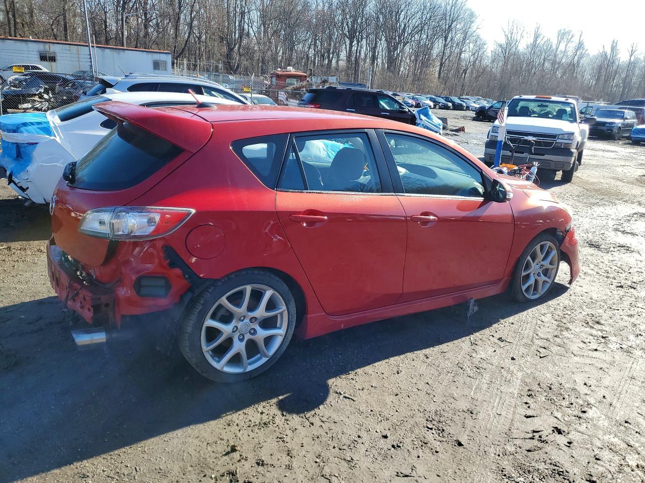 2011 Mazda Speed 3 Red vin: JM1BL1K49B1374741
