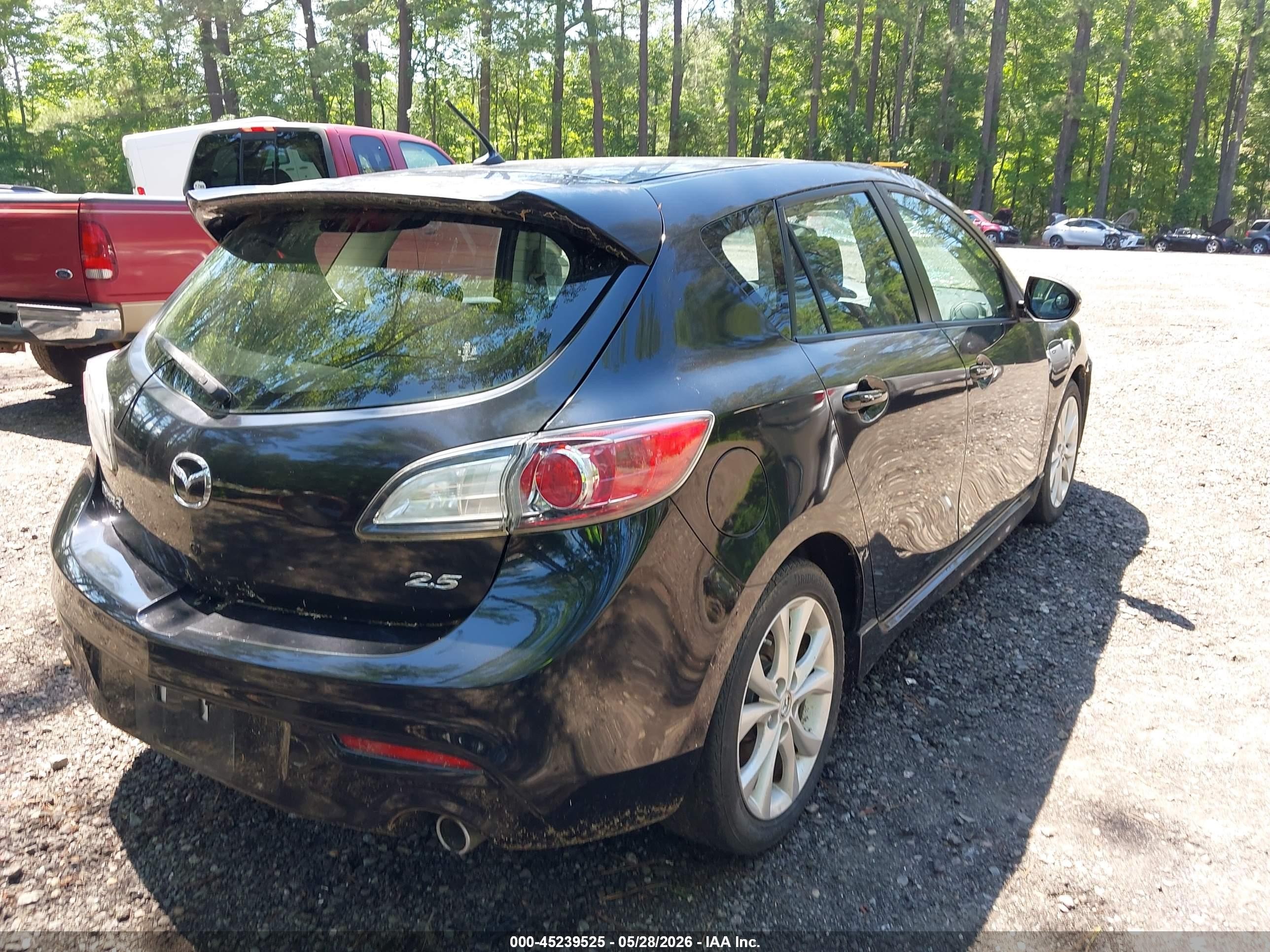 2011 Mazda Mazda3 S Sport Black vin: JM1BL1K50B1377410