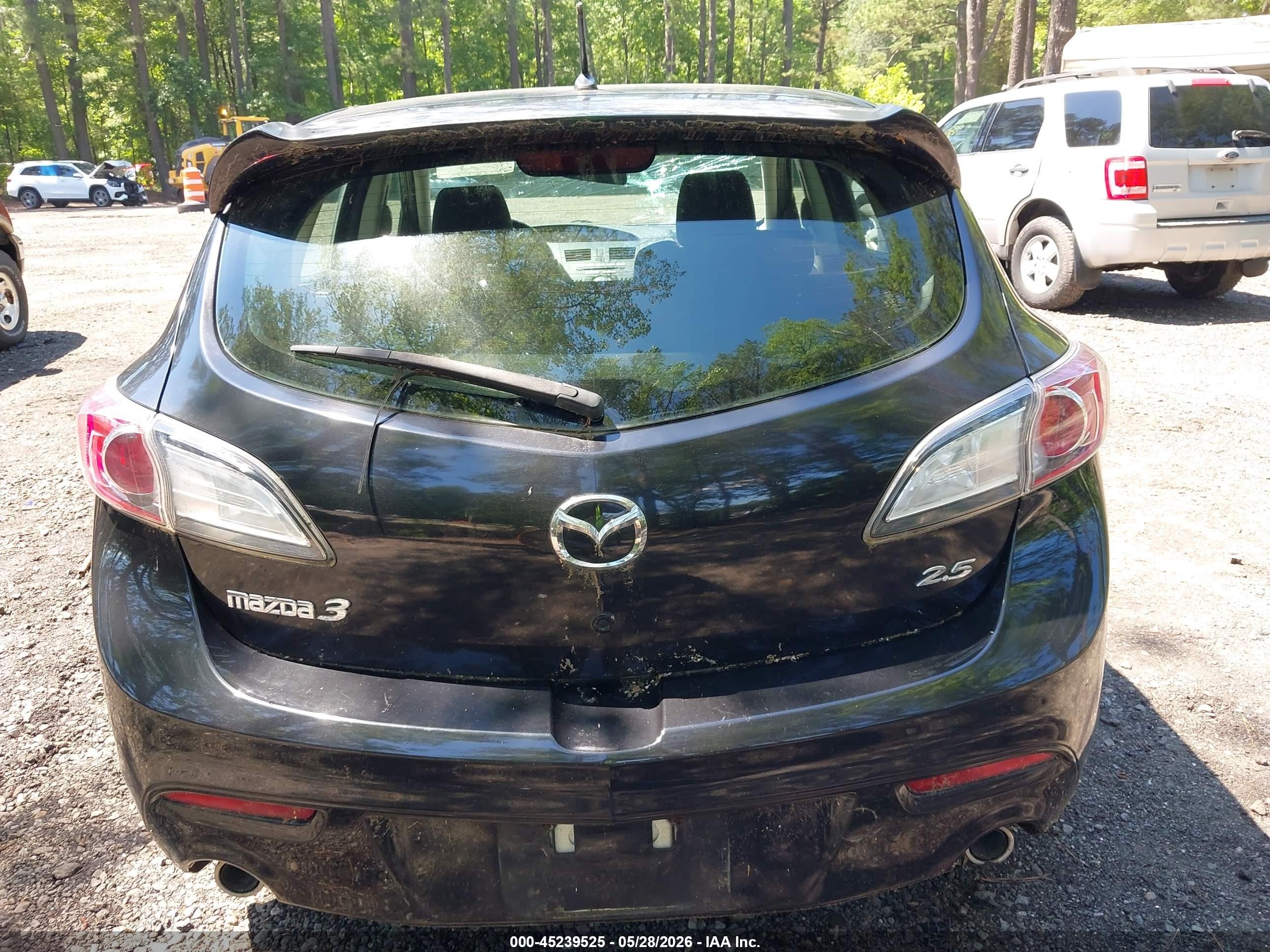 2011 Mazda Mazda3 S Sport Black vin: JM1BL1K50B1377410