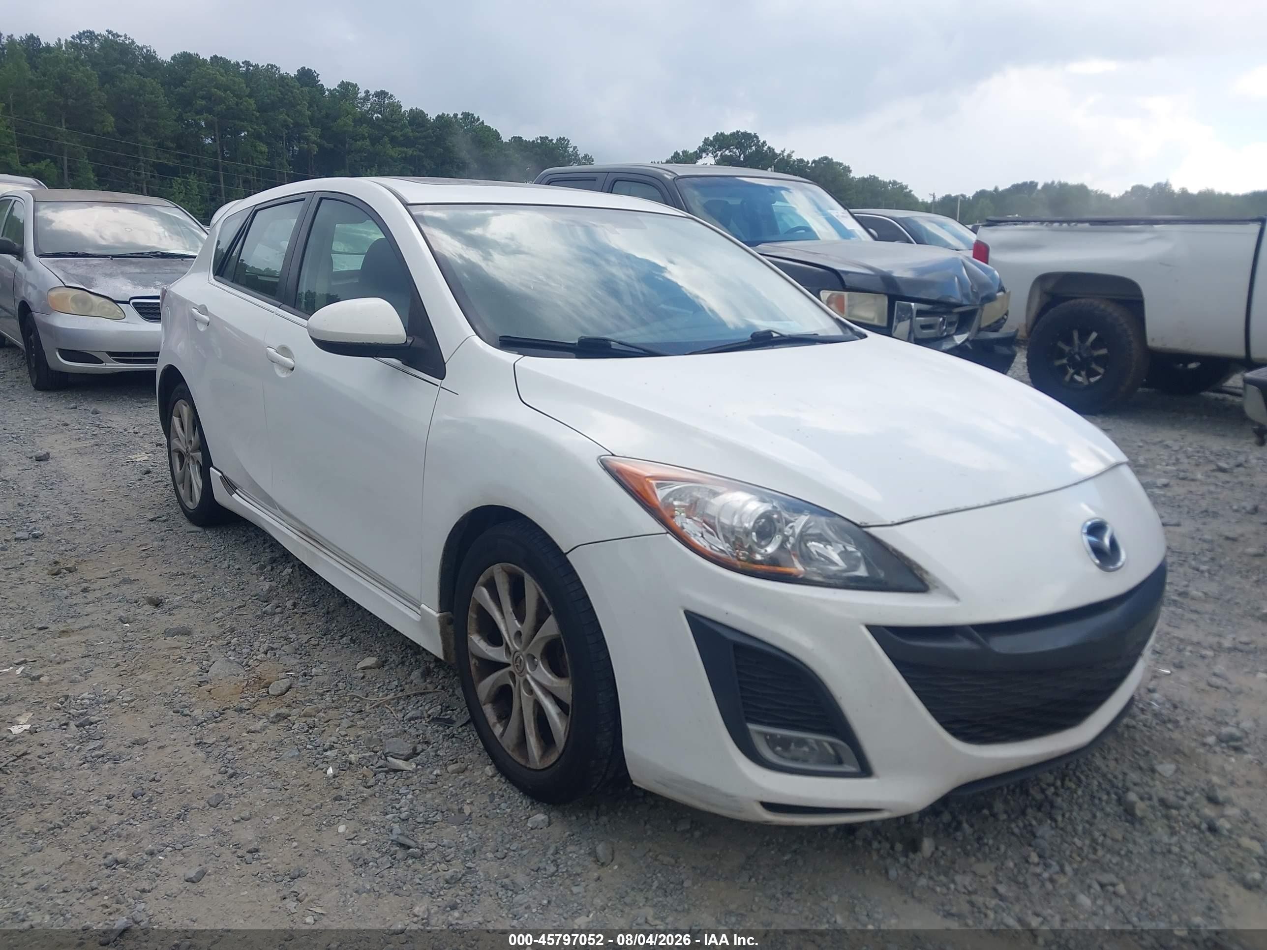 2011 Mazda Mazda3 S Sport Белый vin: JM1BL1K50B1417288