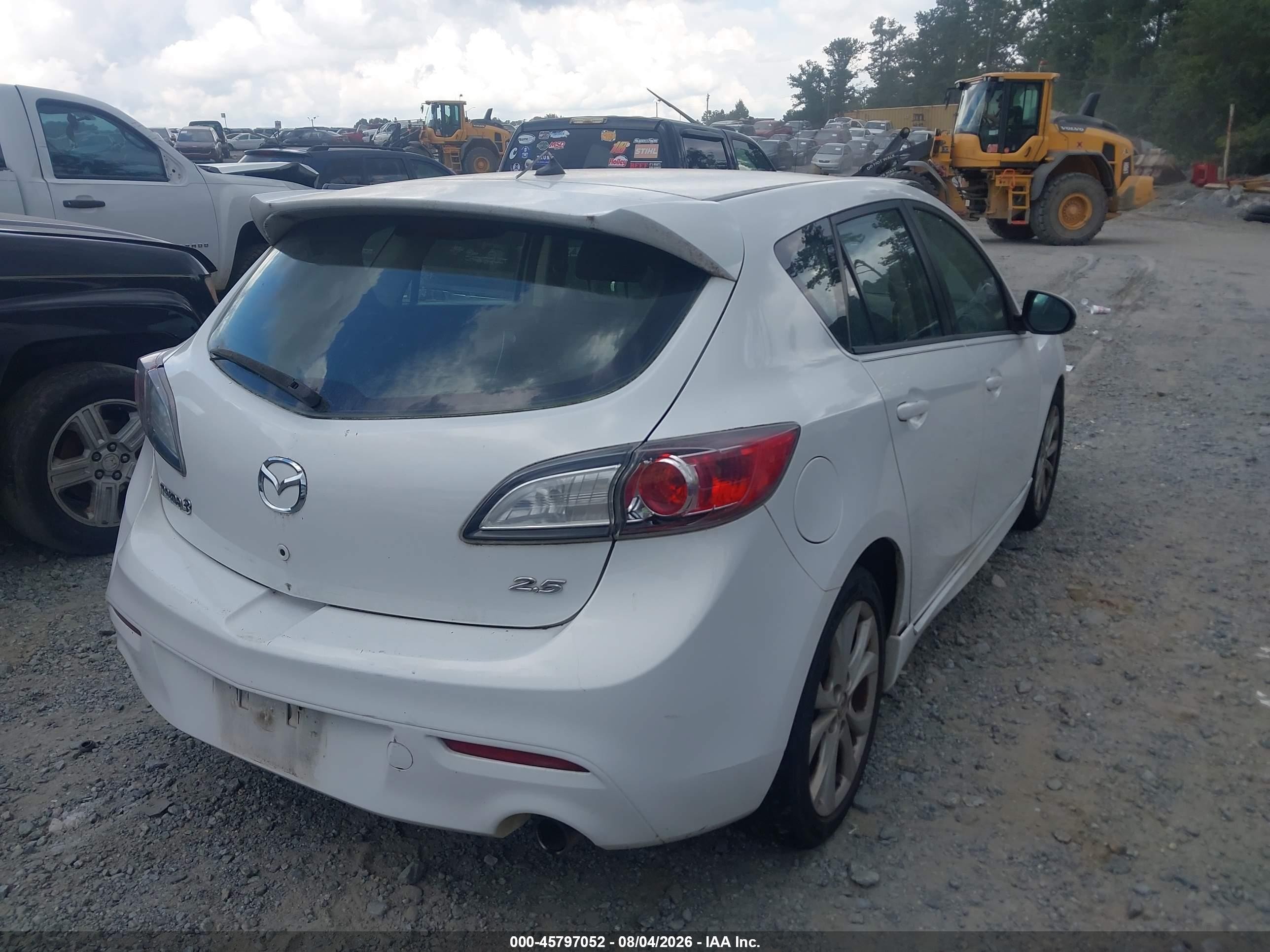 2011 Mazda Mazda3 S Sport Белый vin: JM1BL1K50B1417288
