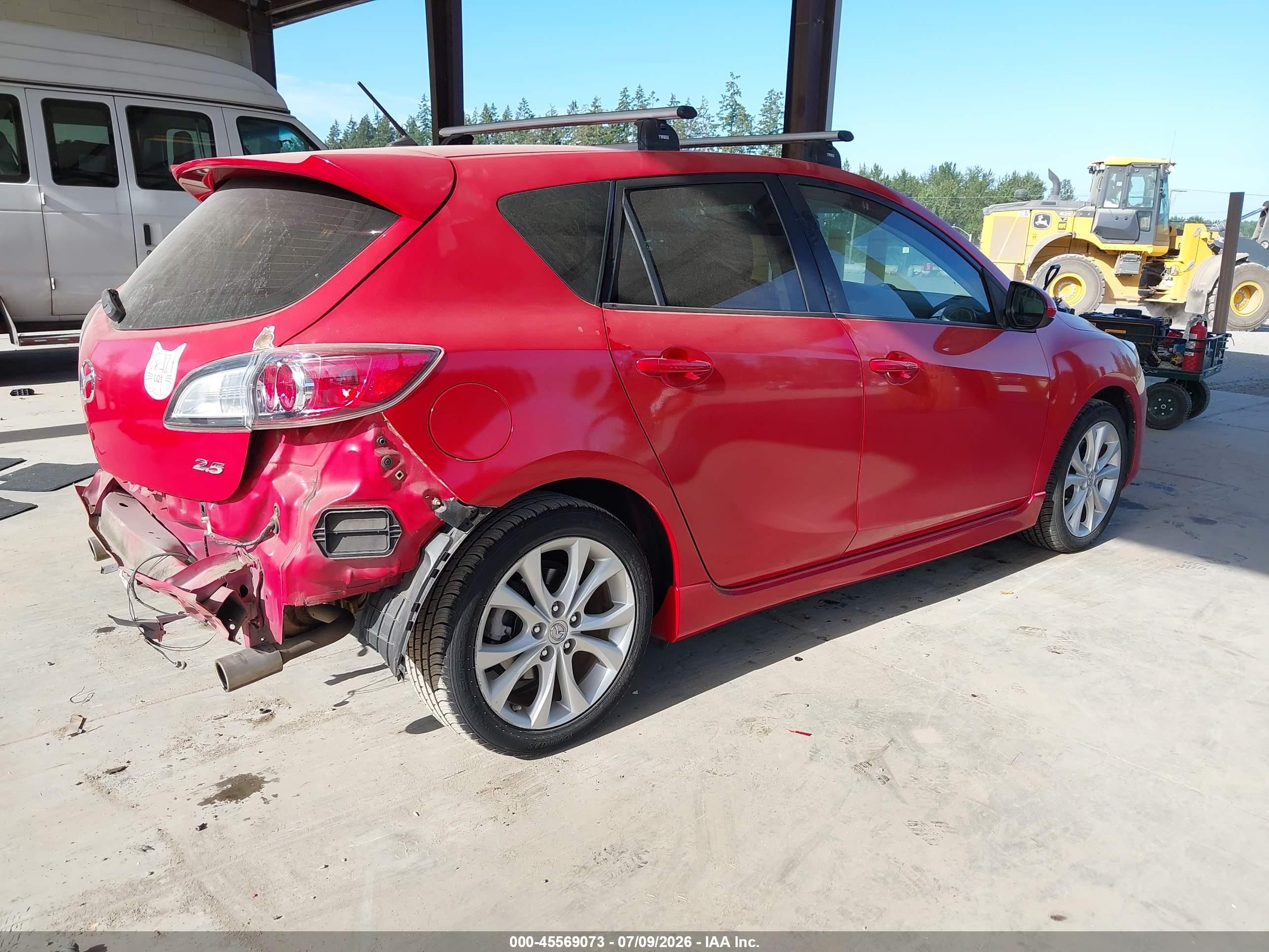 2011 Mazda Mazda3 S Sport Red vin: JM1BL1K52B1360723