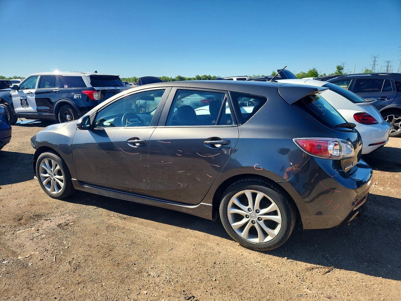2011 Mazda 3 S Серый vin: JM1BL1K52B1414263