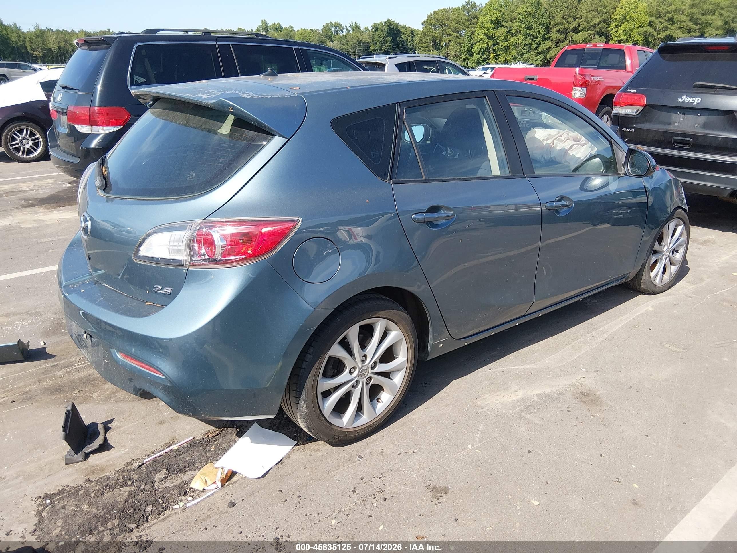 2011 Mazda Mazda3 S Sport Blue vin: JM1BL1K55B1437567