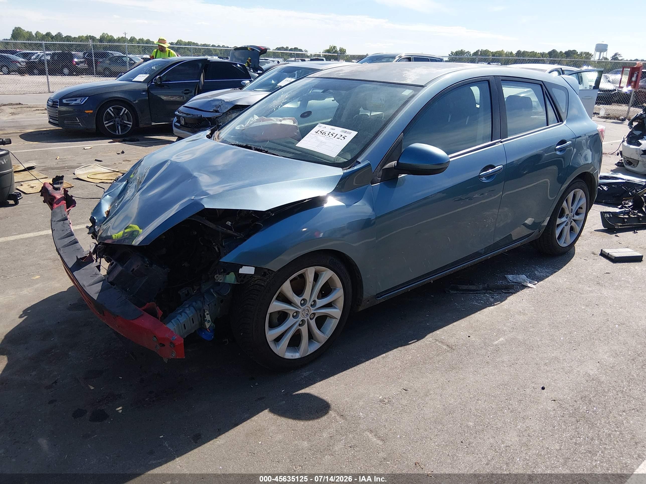 2011 Mazda Mazda3 S Sport Blue vin: JM1BL1K55B1437567