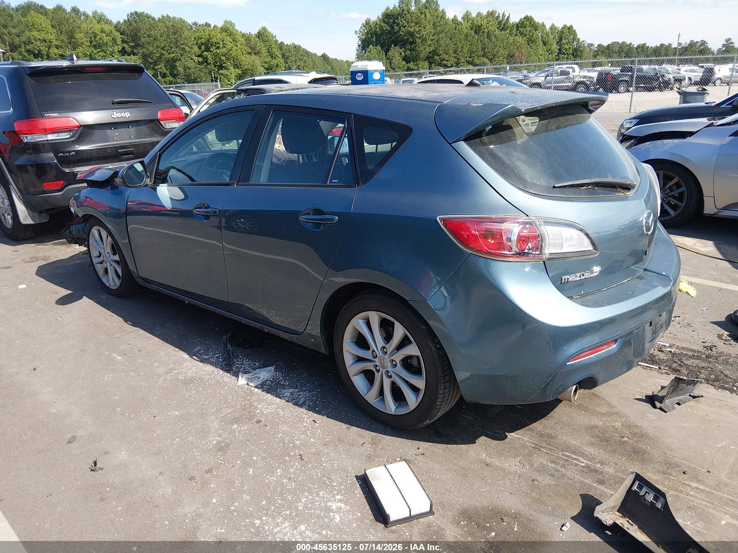 2011 Mazda Mazda3 S Sport Blue vin: JM1BL1K55B1437567