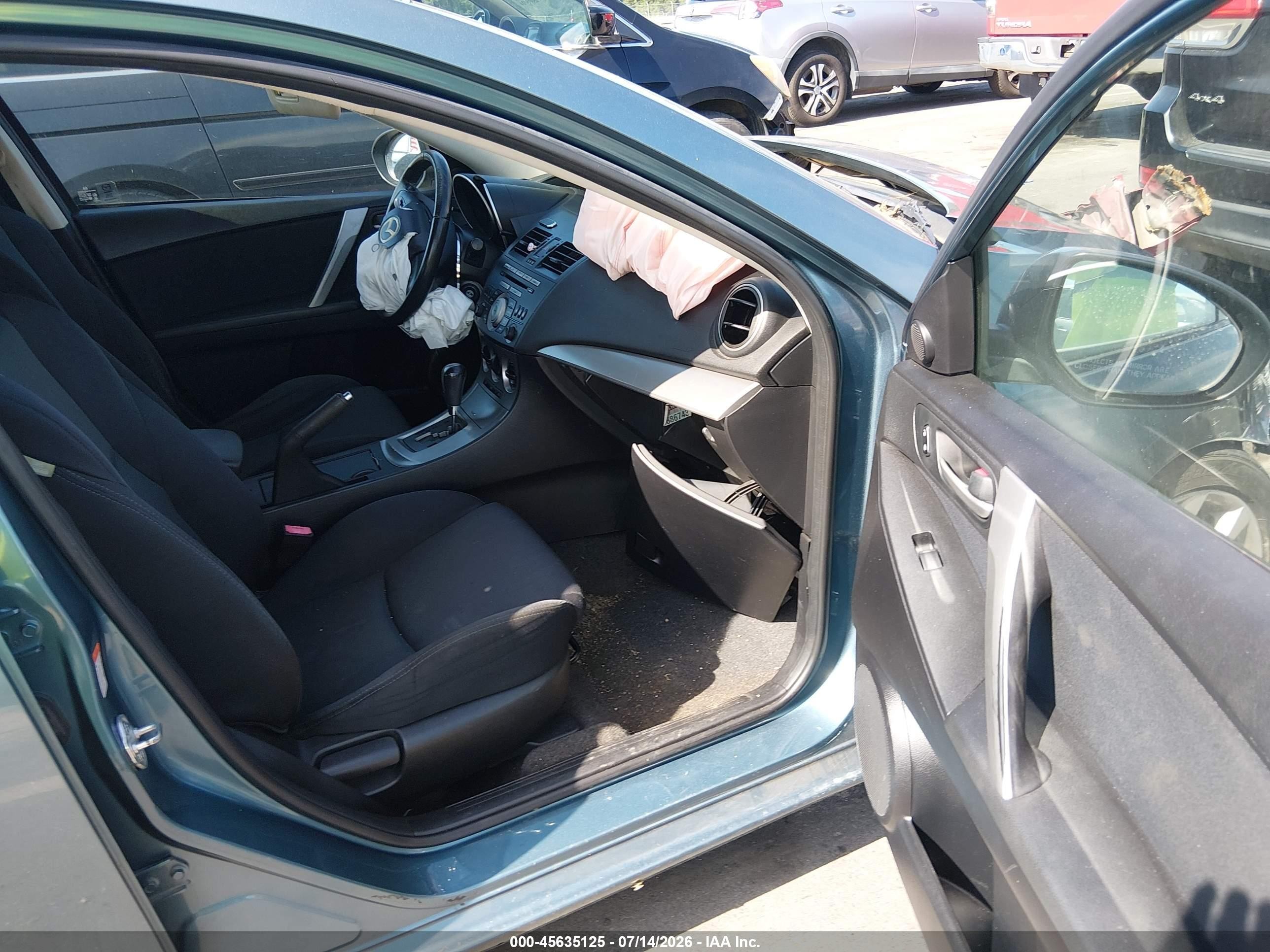 2011 Mazda Mazda3 S Sport Blue vin: JM1BL1K55B1437567