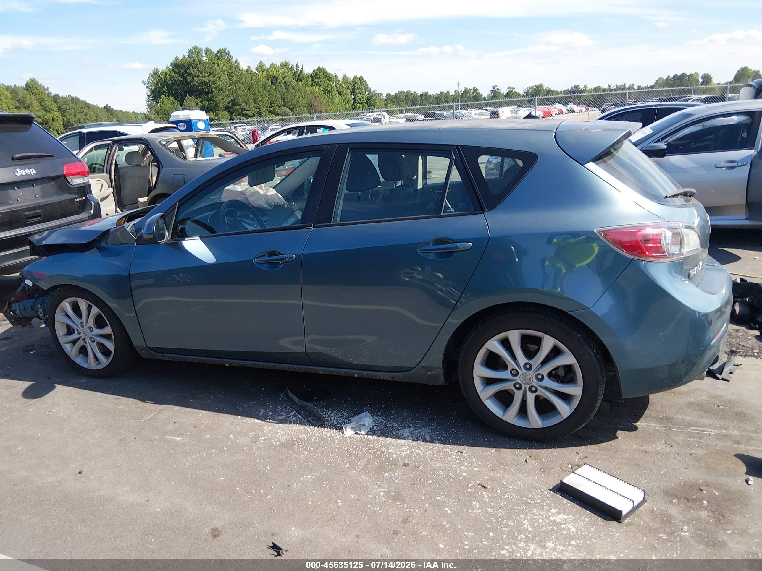 2011 Mazda Mazda3 S Sport Blue vin: JM1BL1K55B1437567