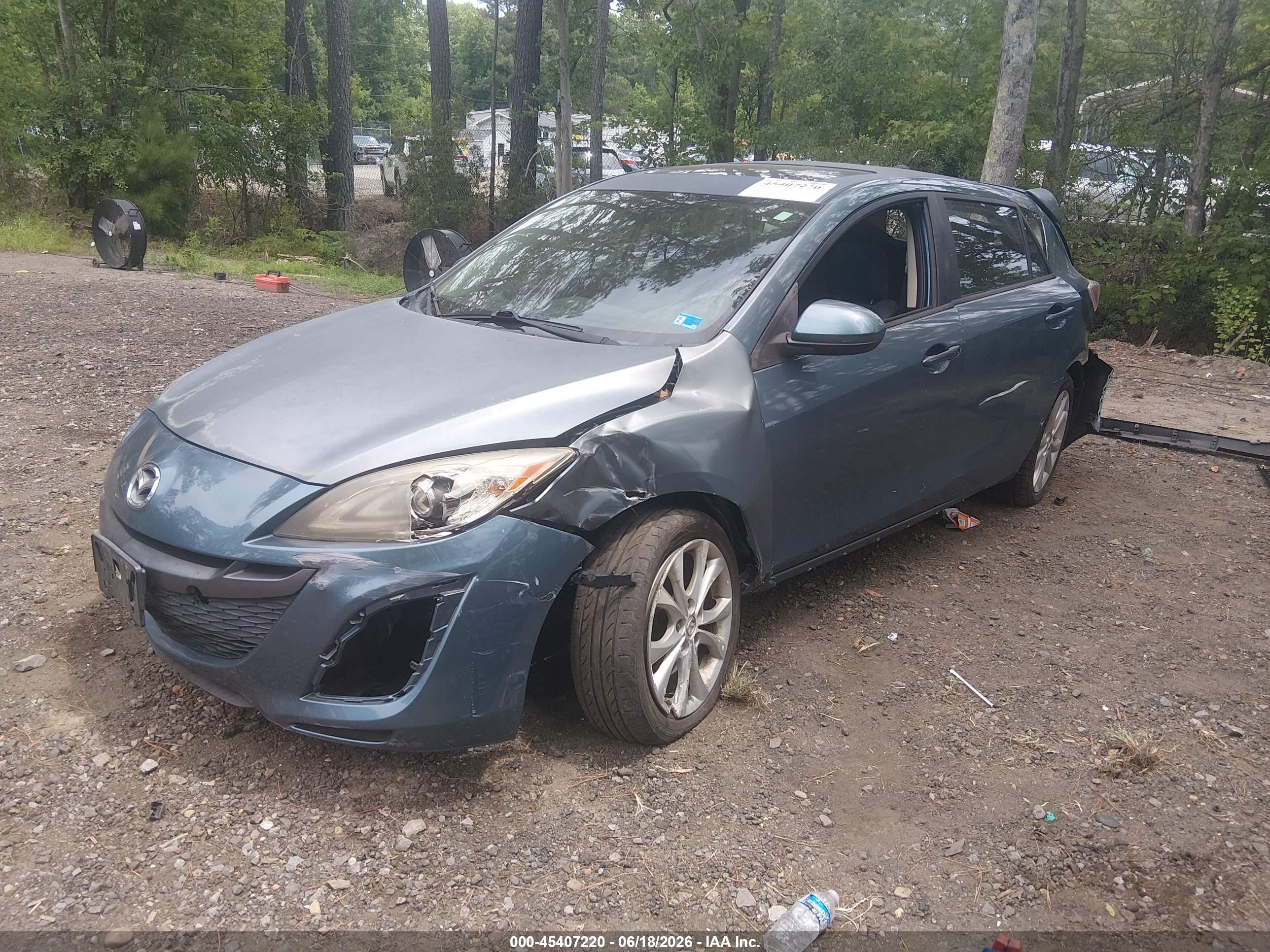 2011 Mazda Mazda3 S Sport Blue vin: JM1BL1K56B1432717