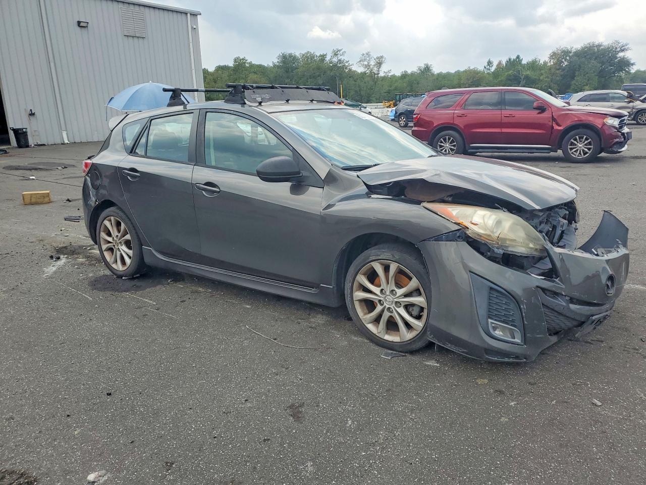2011 Mazda 3 S Gray vin: JM1BL1K58B1458977