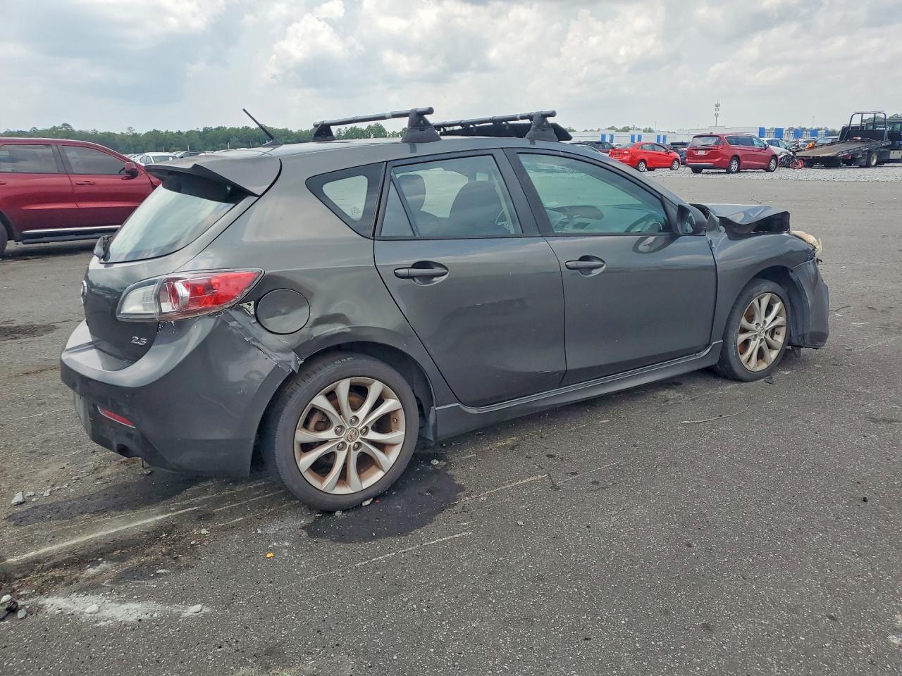 2011 Mazda 3 S Gray vin: JM1BL1K58B1458977