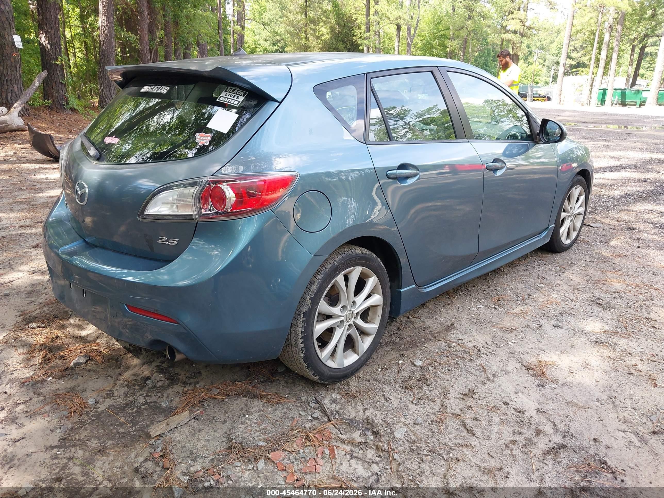 2011 Mazda Mazda3 S Sport Light Blue vin: JM1BL1K5XB1438942