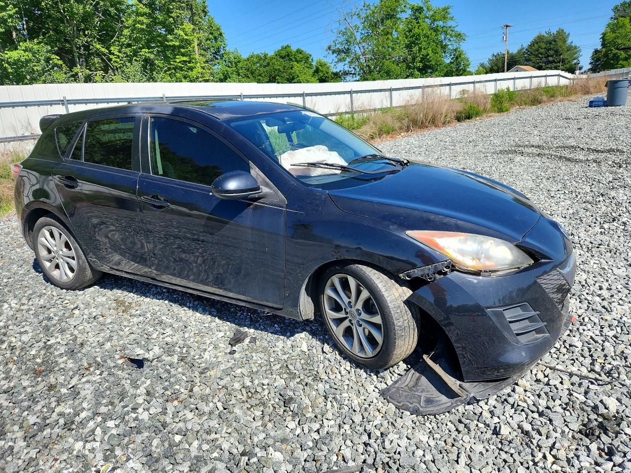2011 Mazda 3 S Black vin: JM1BL1K5XB1450752