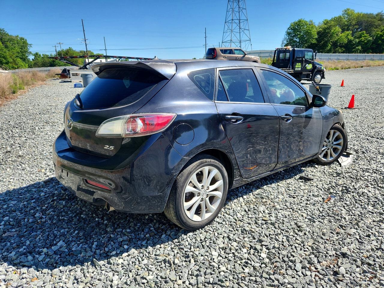 2011 Mazda 3 S Black vin: JM1BL1K5XB1450752