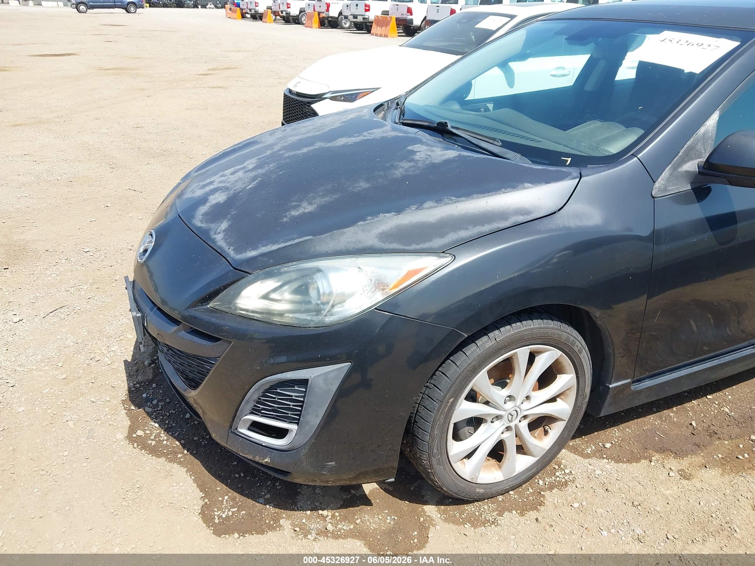 2011 Mazda Mazda3 S Sport Серый vin: JM1BL1K60B1384365