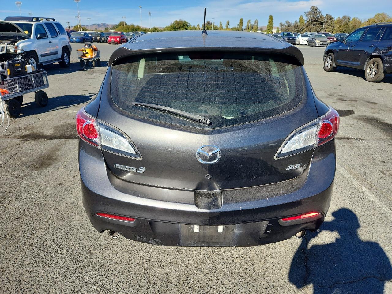 2011 Mazda 3 S Charcoal vin: JM1BL1K61B1395181