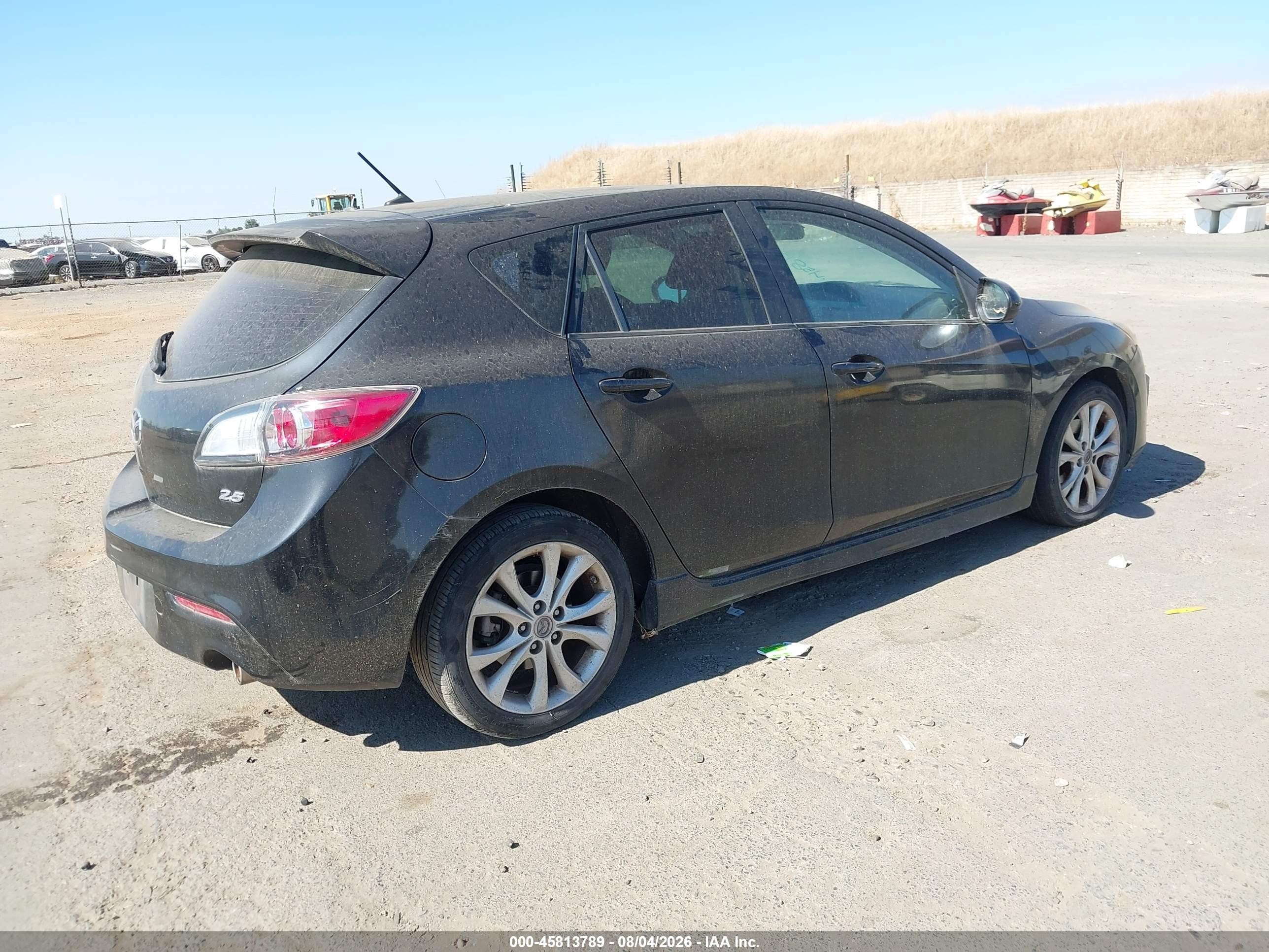 2011 Mazda Mazda3 S Sport Black vin: JM1BL1K61B1426980
